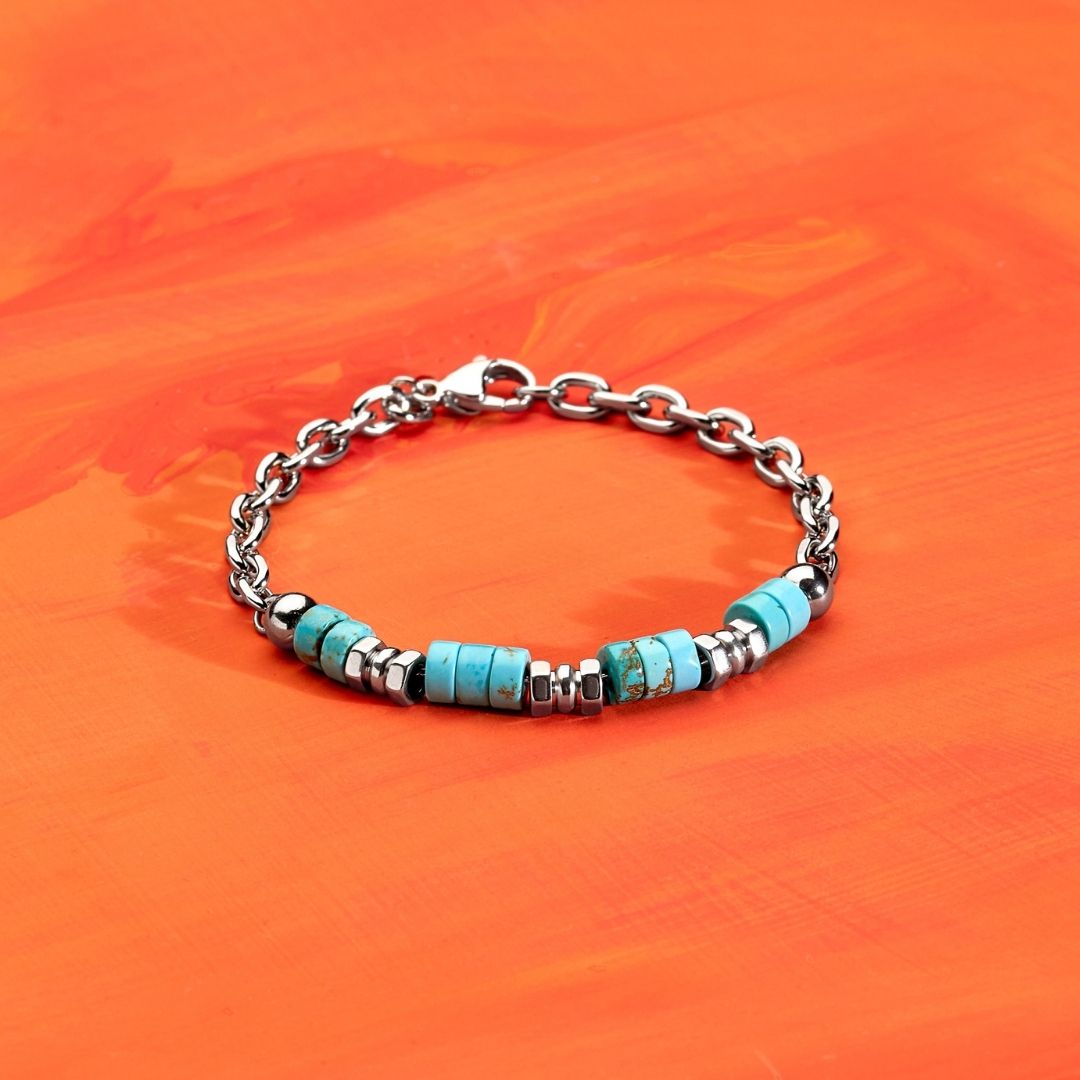 BRACCIALI CON PIETRE UOMO