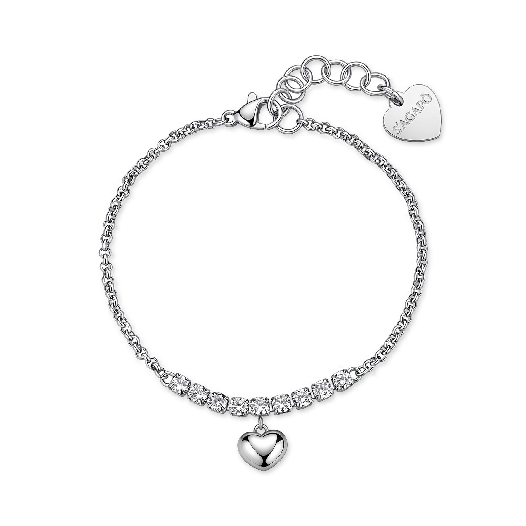 S'Agapõ Bracciale AURORA - AURORA - Acciaio