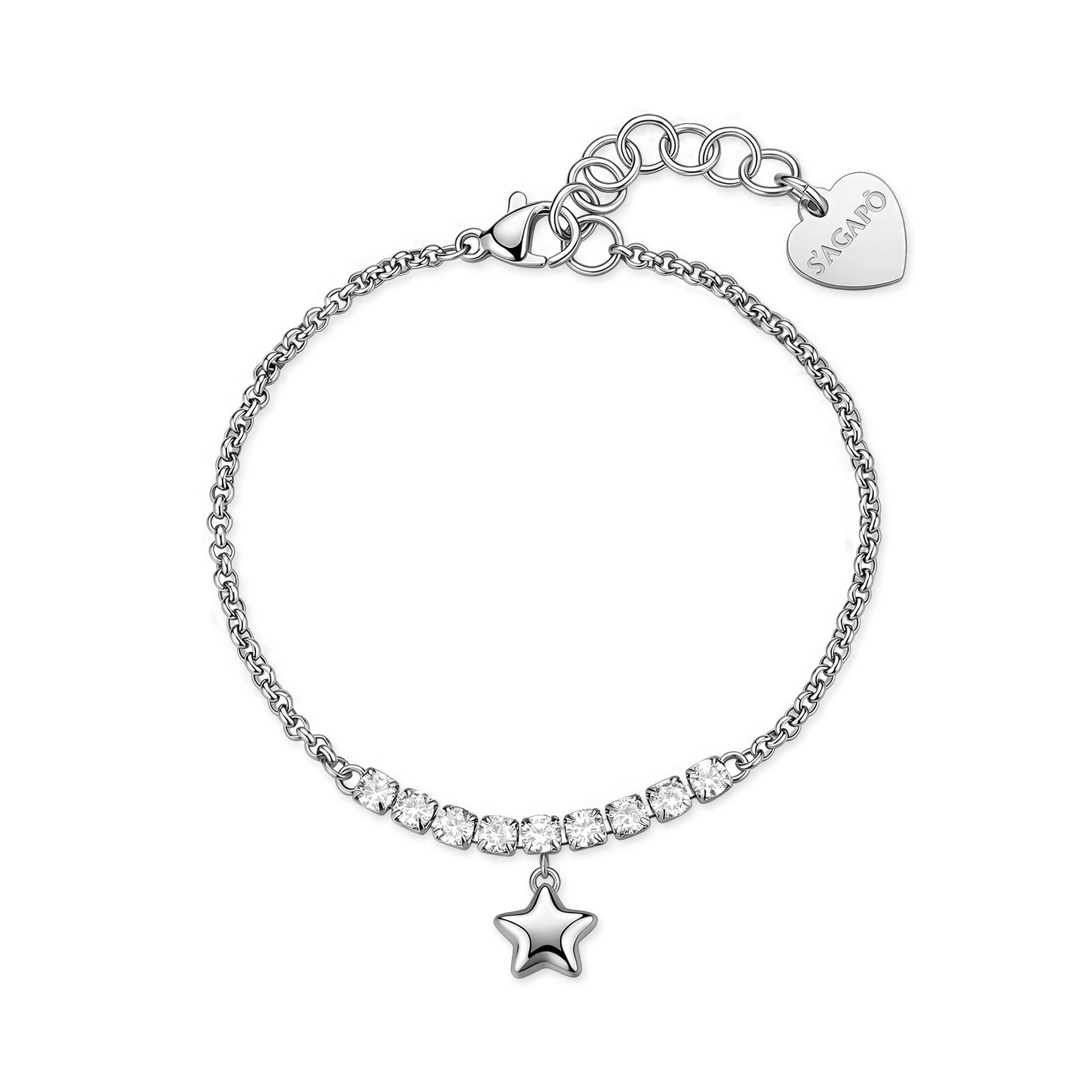 S'Agapõ Bracciale AURORA - AURORA - Acciaio
