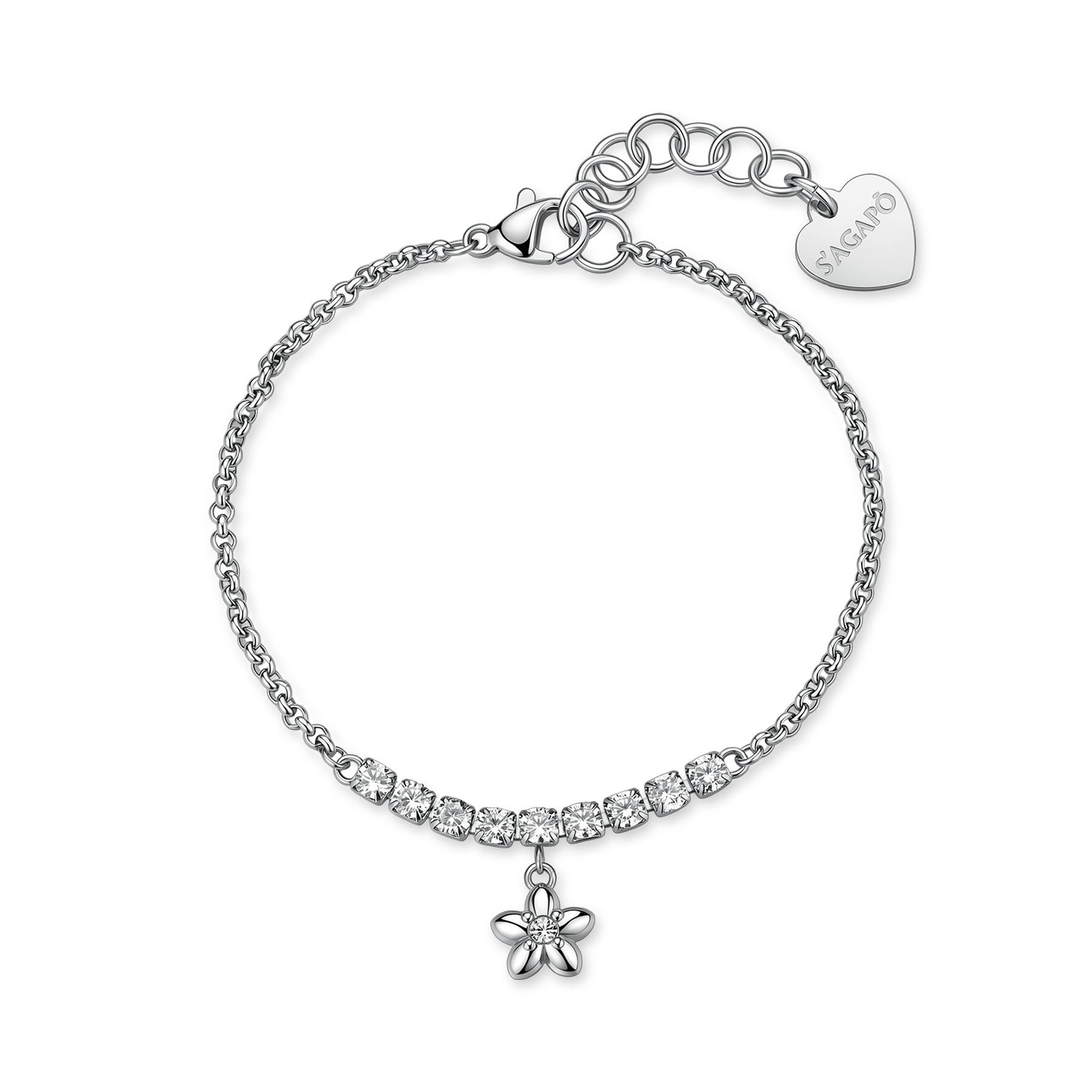 S'Agapõ Bracciale AURORA - AURORA - Acciaio