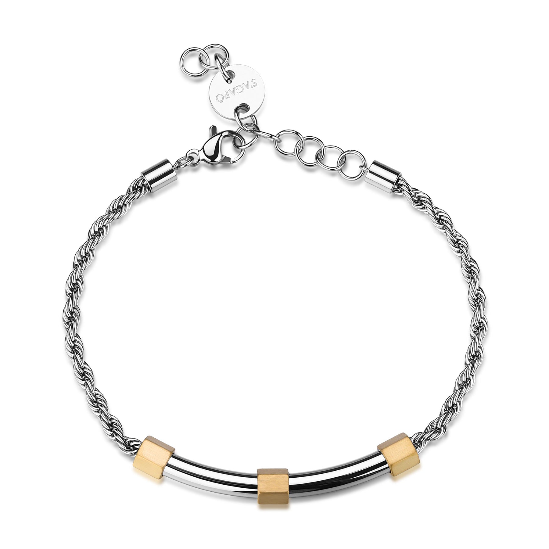 S'Agapõ Bracciale BOUND - BOUND - Acciaio