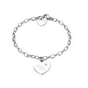 S'Agapõ Bracciale BE MY ALWAYS - BE MY ALWAYS - Acciaio