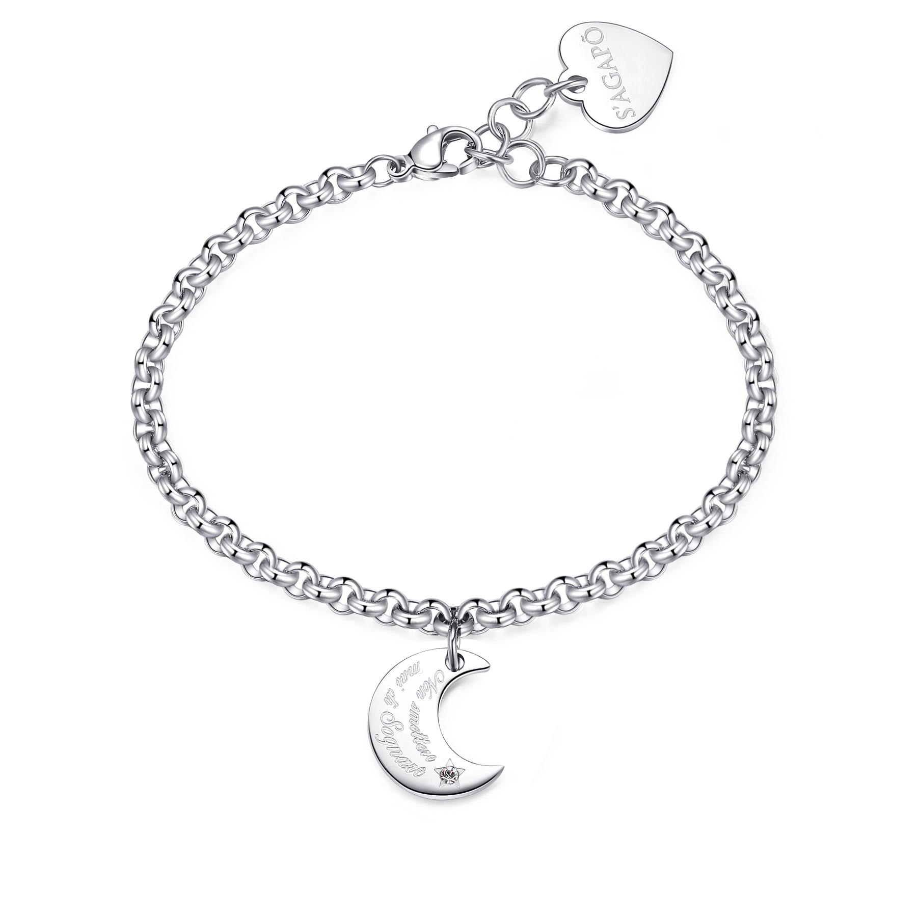 S'Agapõ Bracciale BE MY ALWAYS - BE MY ALWAYS - Acciaio