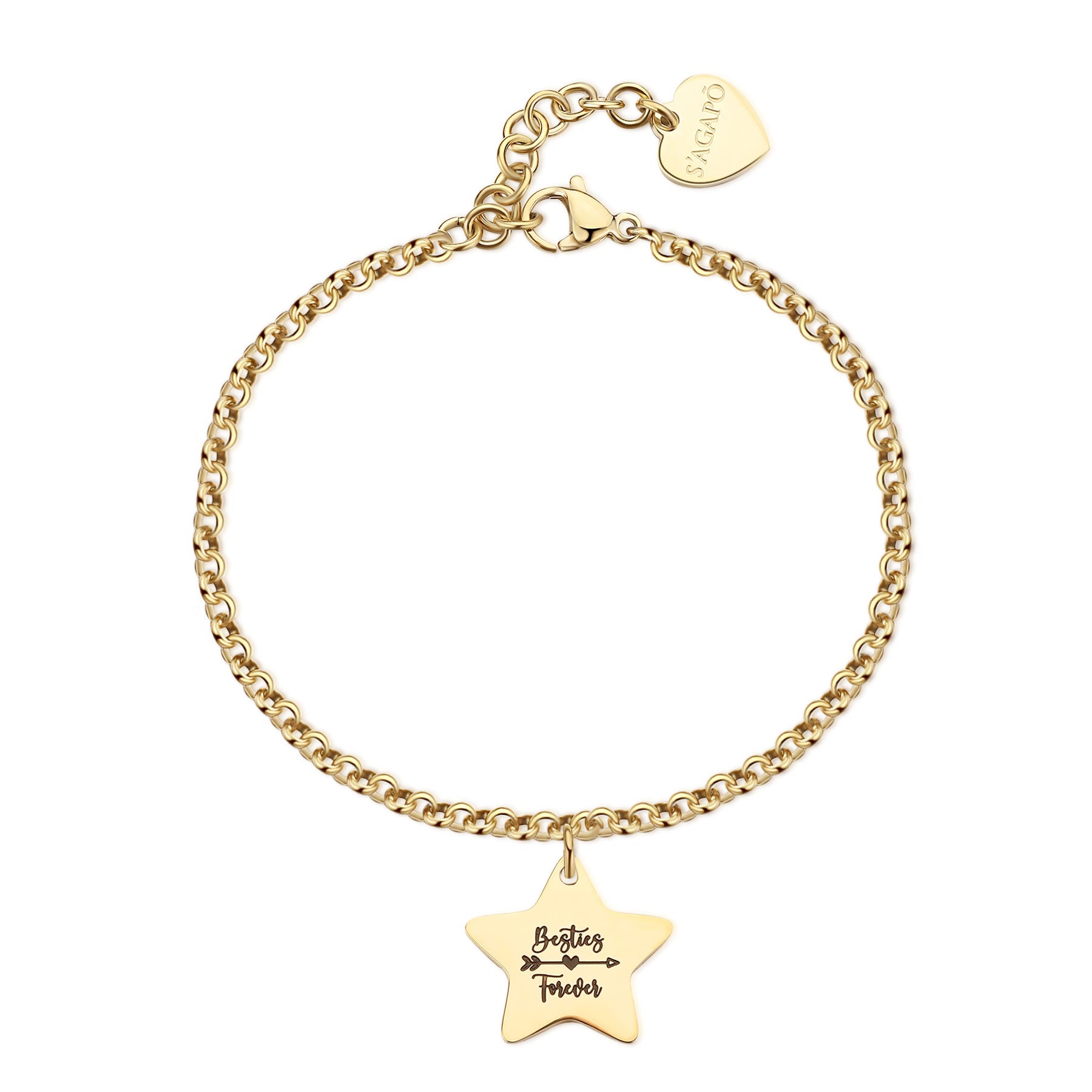S'Agapõ Bracciale BE MY FAMILY - BE MY FAMILY - Acciaio
