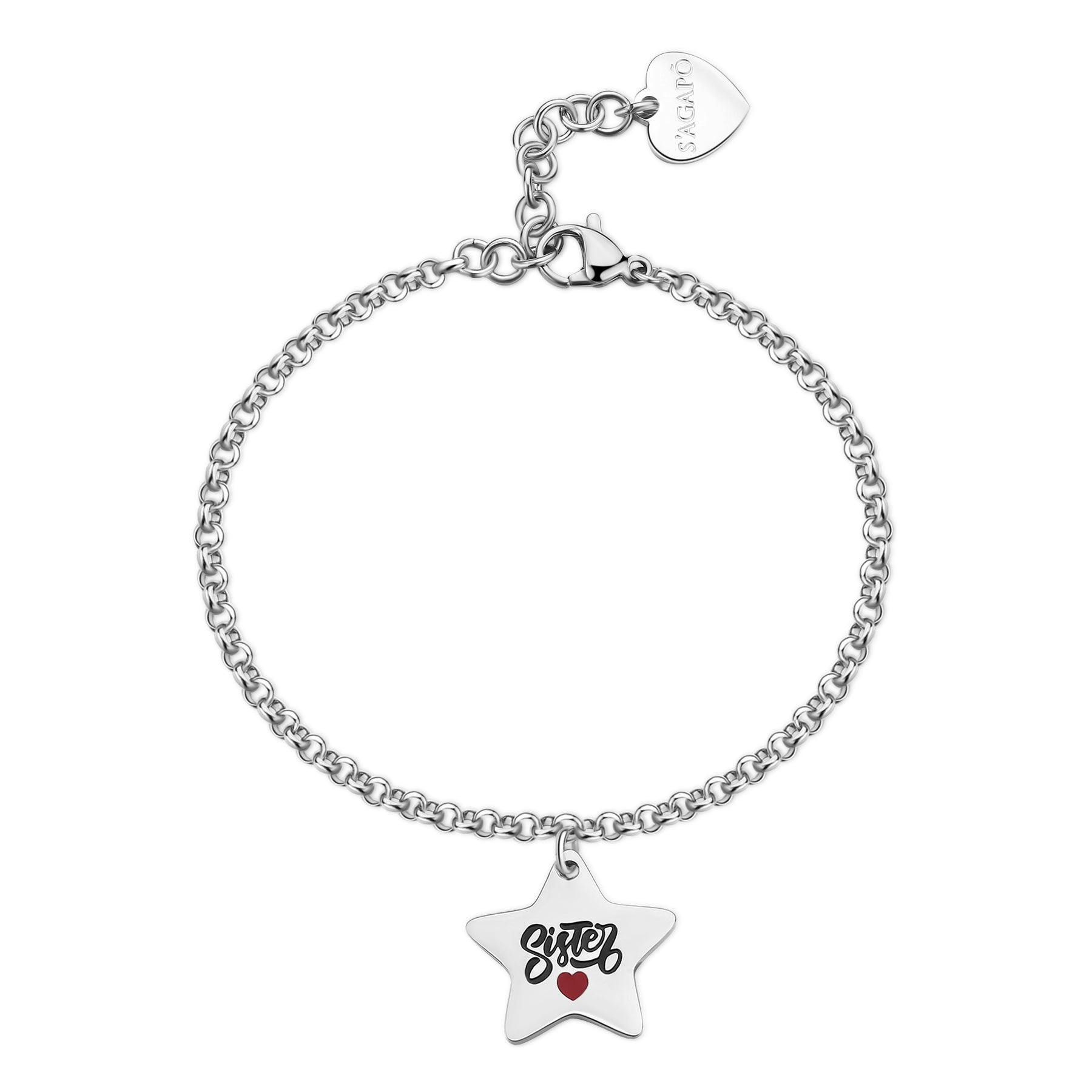 S'Agapõ Bracciale BE MY FAMILY - BE MY FAMILY - Acciaio