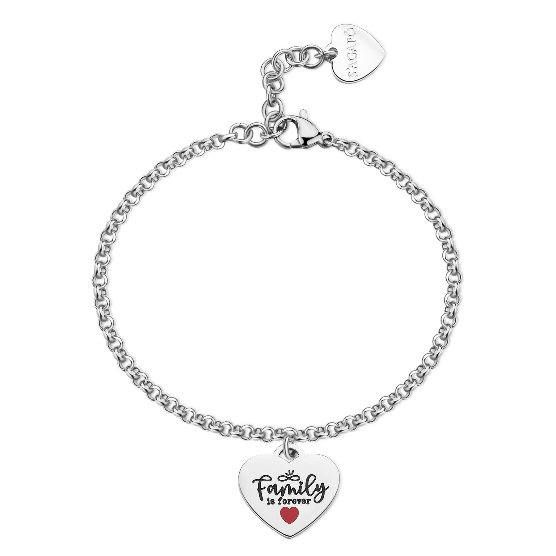 S'Agapõ Bracciale BE MY FAMILY - BE MY FAMILY - Acciaio