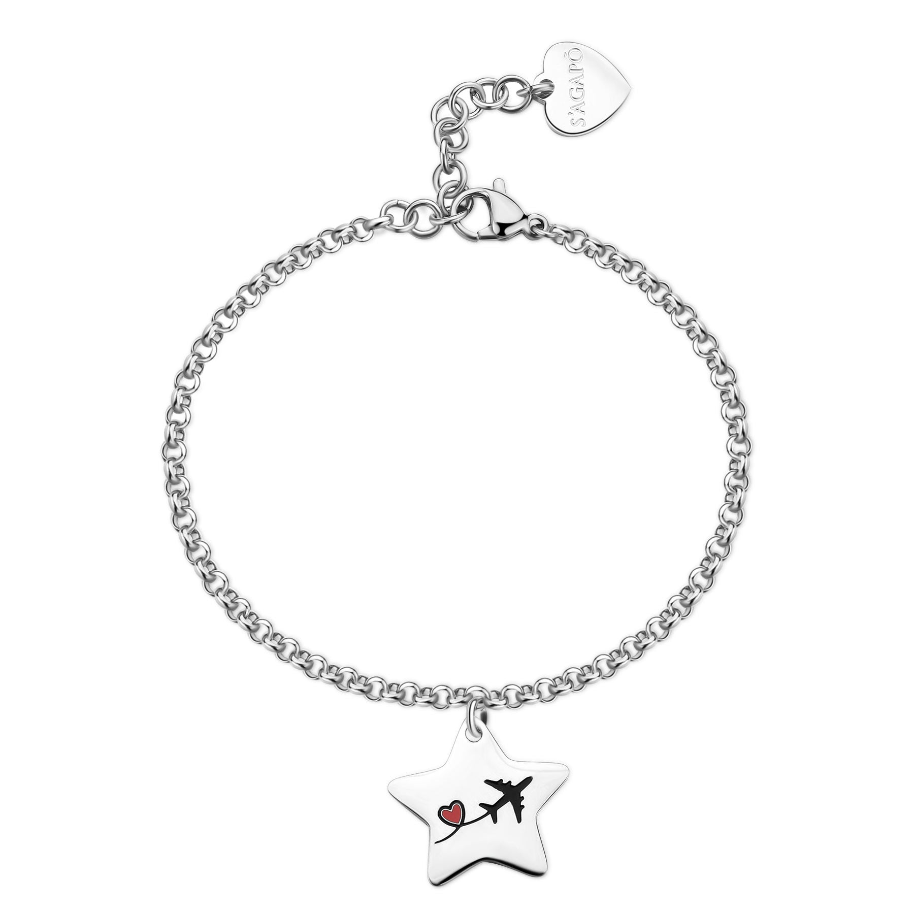 S'Agapõ Bracciale BE MY FAMILY - BE MY FAMILY - Acciaio