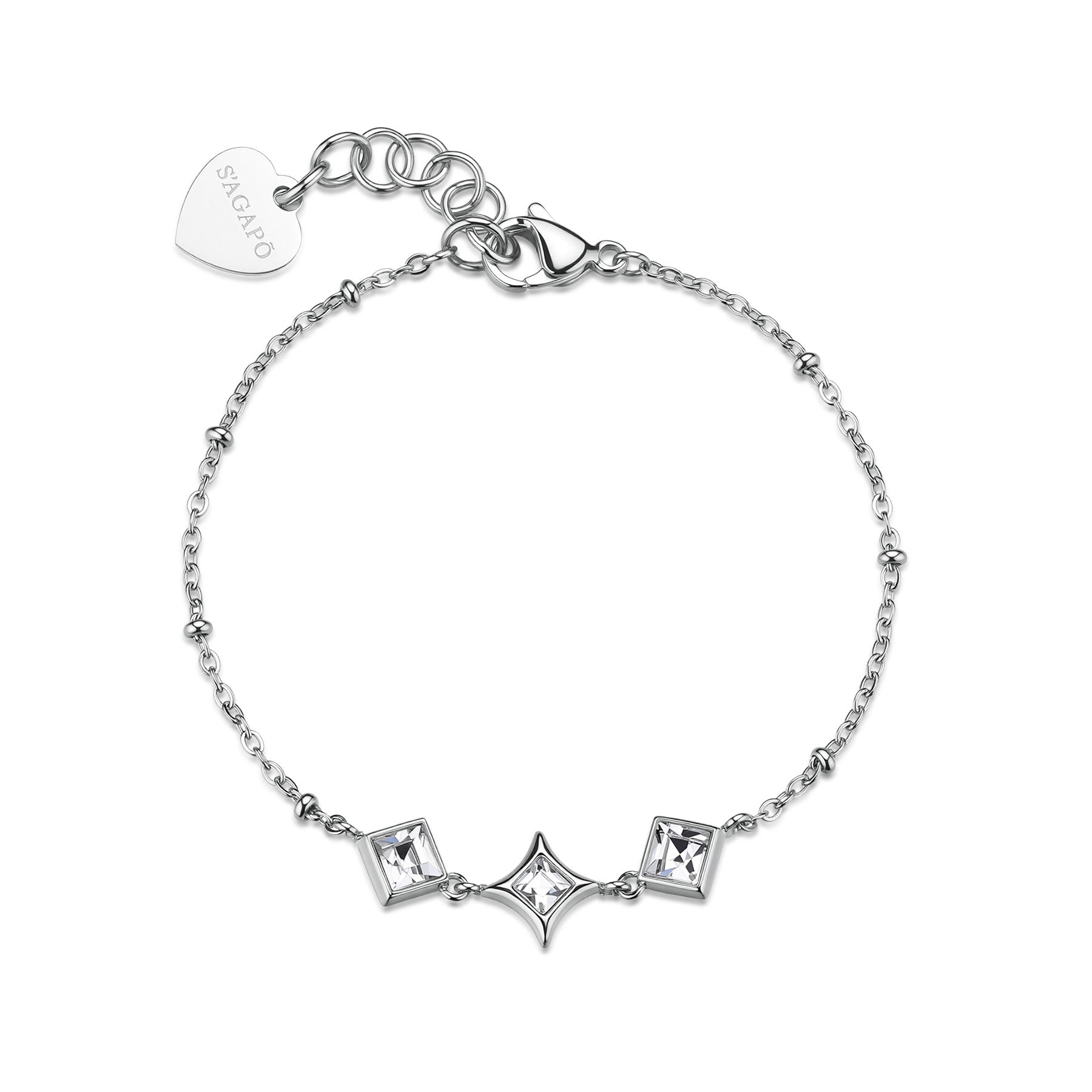S'Agapõ Bracciale LUCE - LUCE - Acciaio