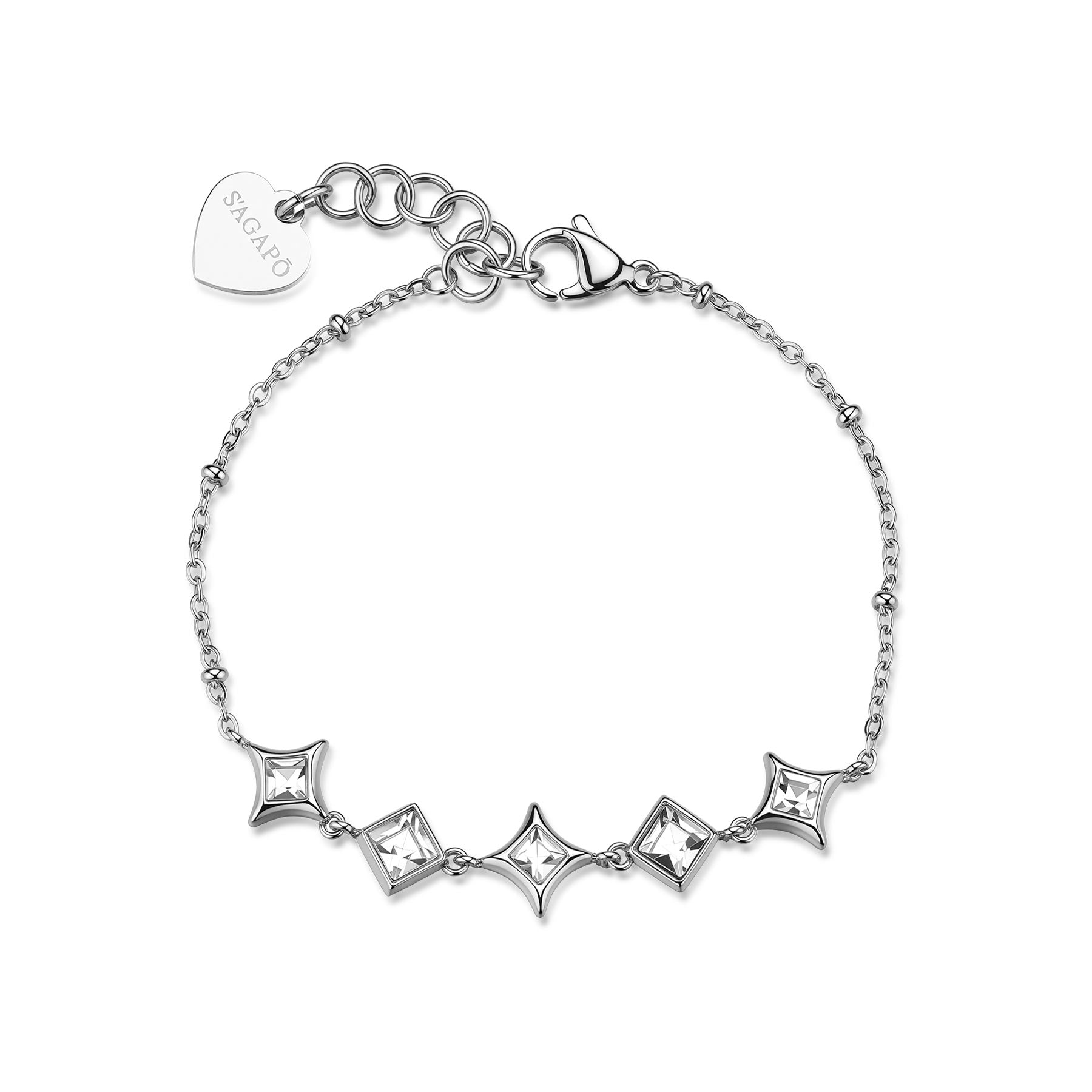 S'Agapõ Bracciale LUCE - LUCE - Acciaio