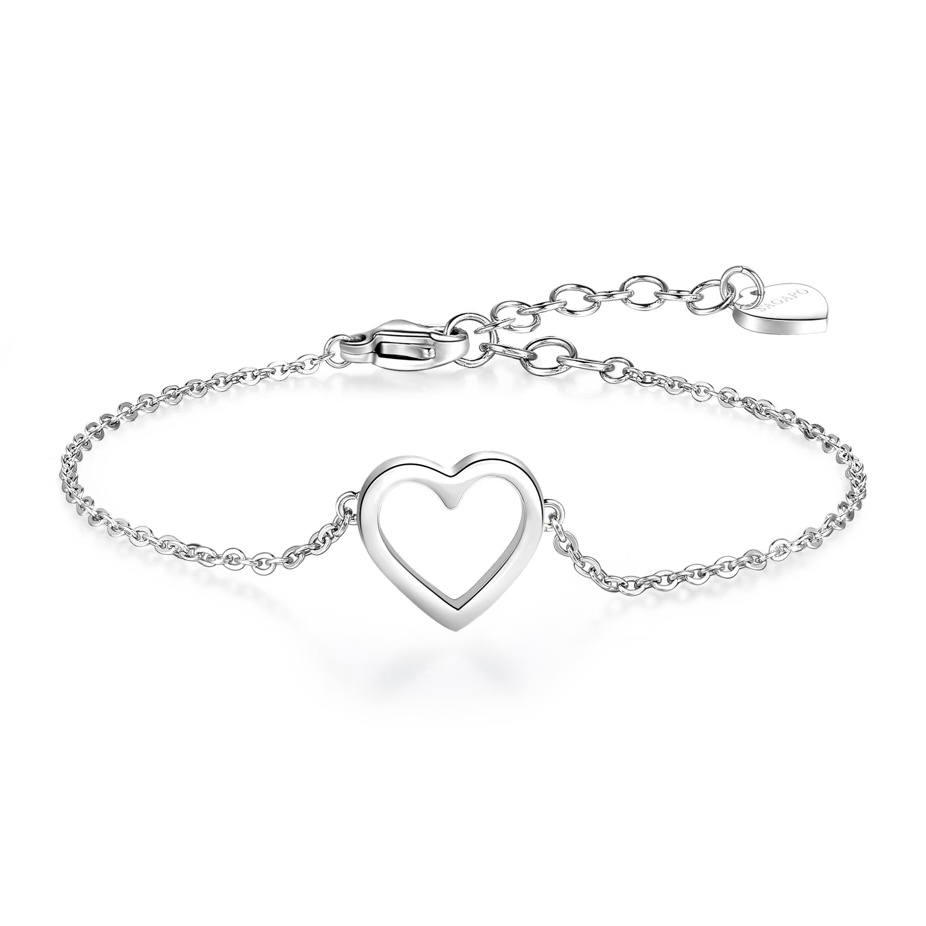 S'Agapõ Bracciale CLICK - CLICK - Acciaio