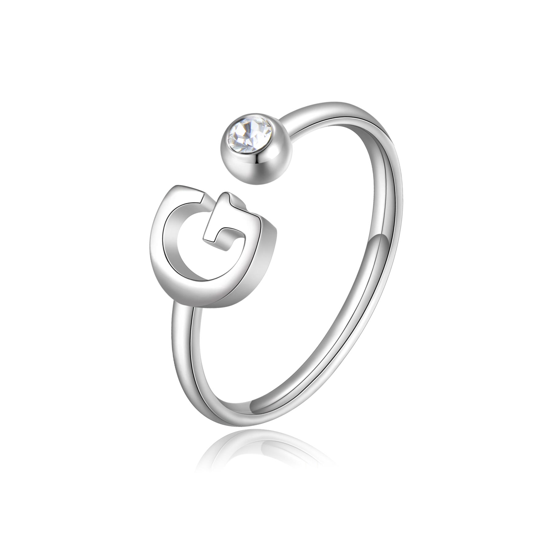S'Agapõ Anello CLICK LETTERA G - Vista 3