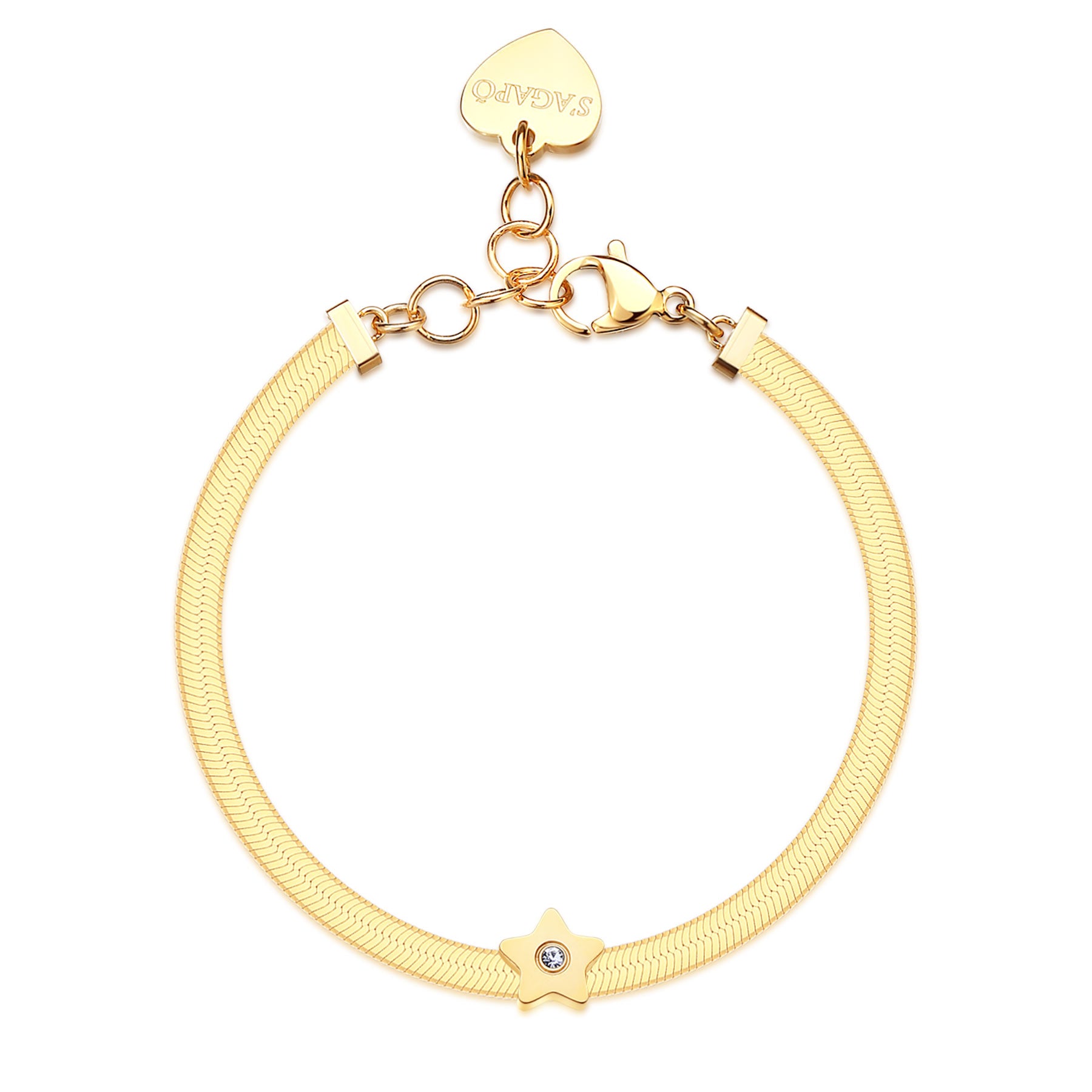 S'Agapõ Bracciale CLICK - CLICK - Acciaio