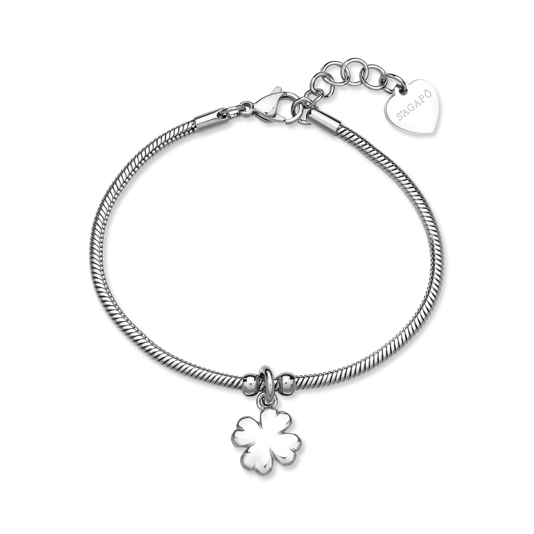 S'Agapõ Bracciale CLICK - CLICK - Acciaio