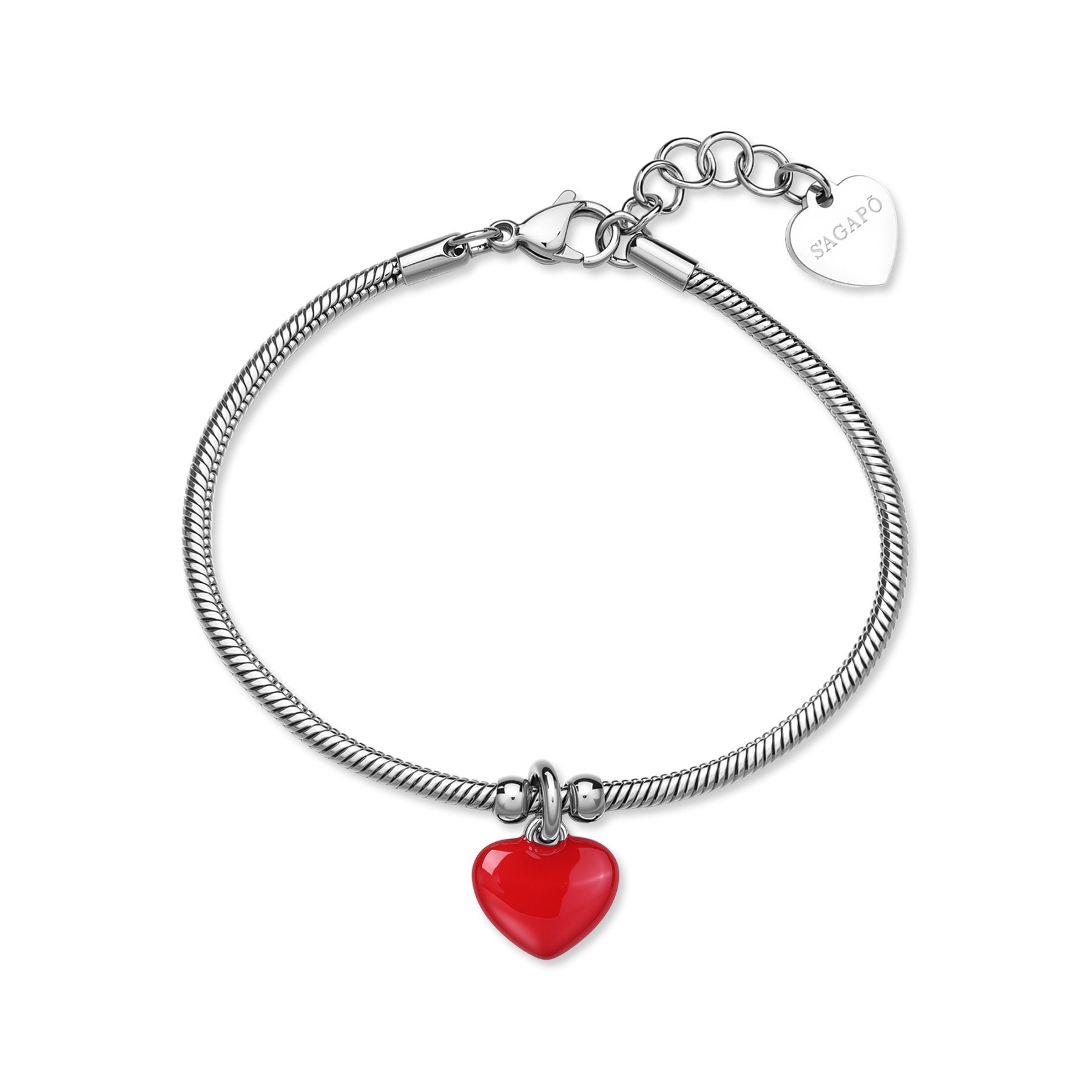 S'Agapõ Bracciale CLICK - CLICK - Acciaio
