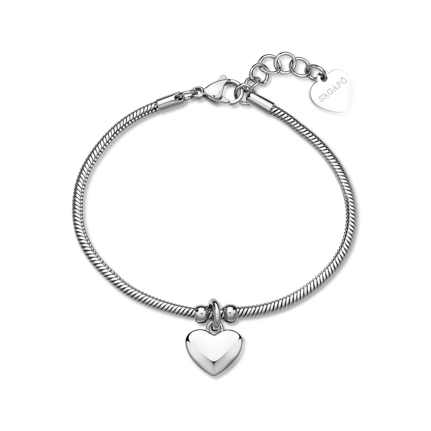 S'Agapõ Bracciale CLICK - CLICK - Acciaio