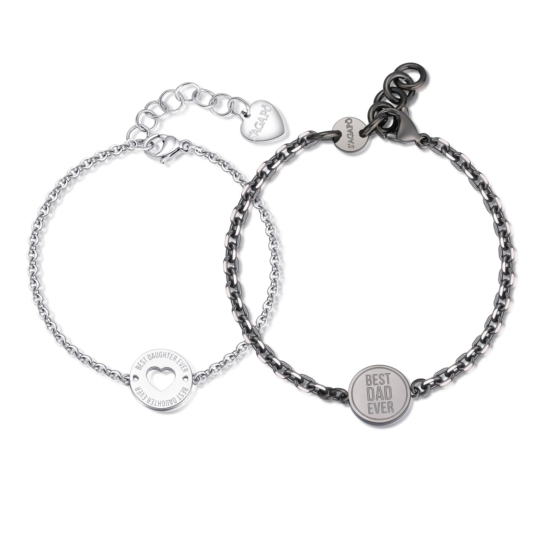 S'Agapõ Bracciali ME + YOU - ME + YOU - Acciaio