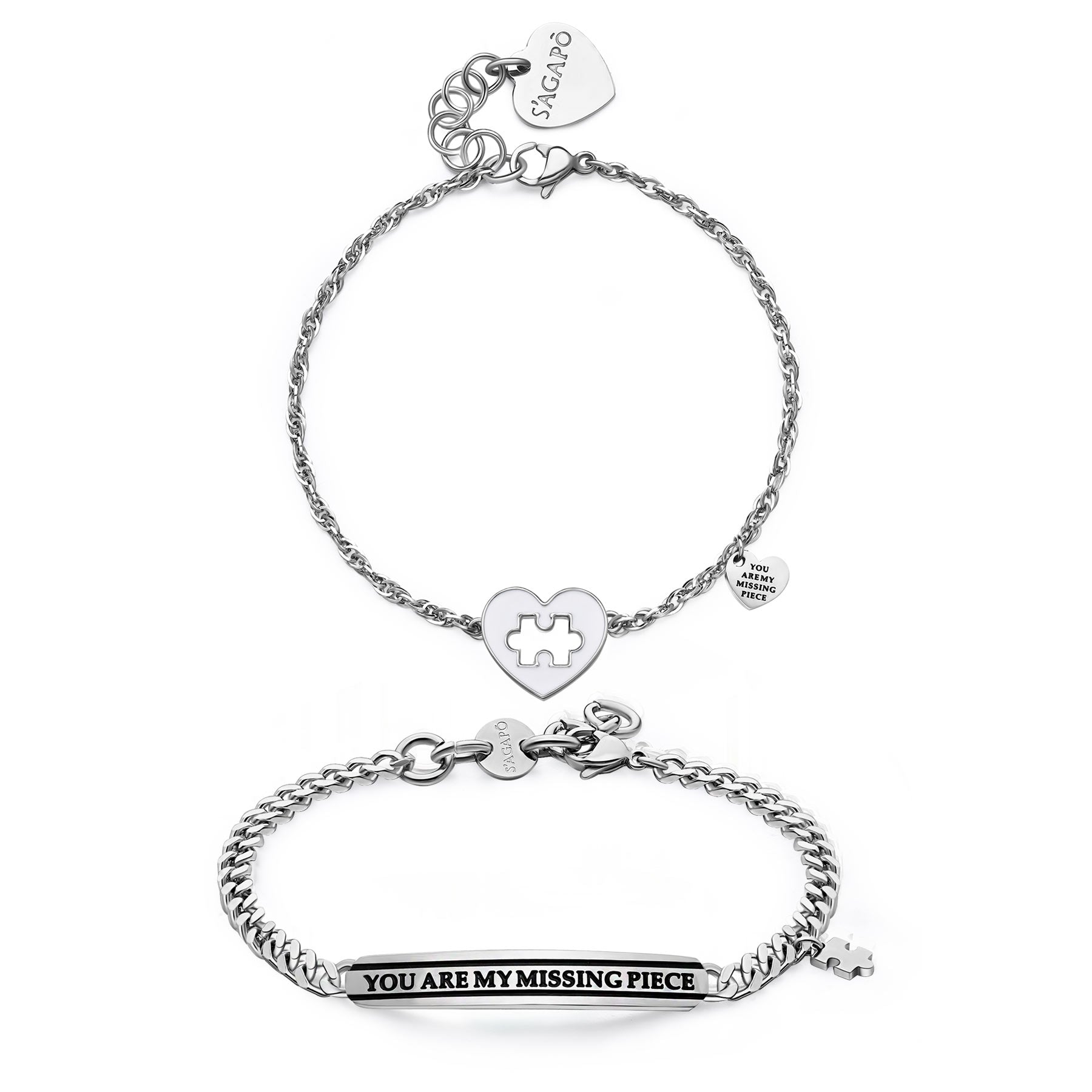 S'Agapõ Bracciali ME+YOU - ME + YOU - Acciaio