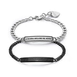 S'Agapõ Bracciali ME+YOU - ME + YOU - Acciaio