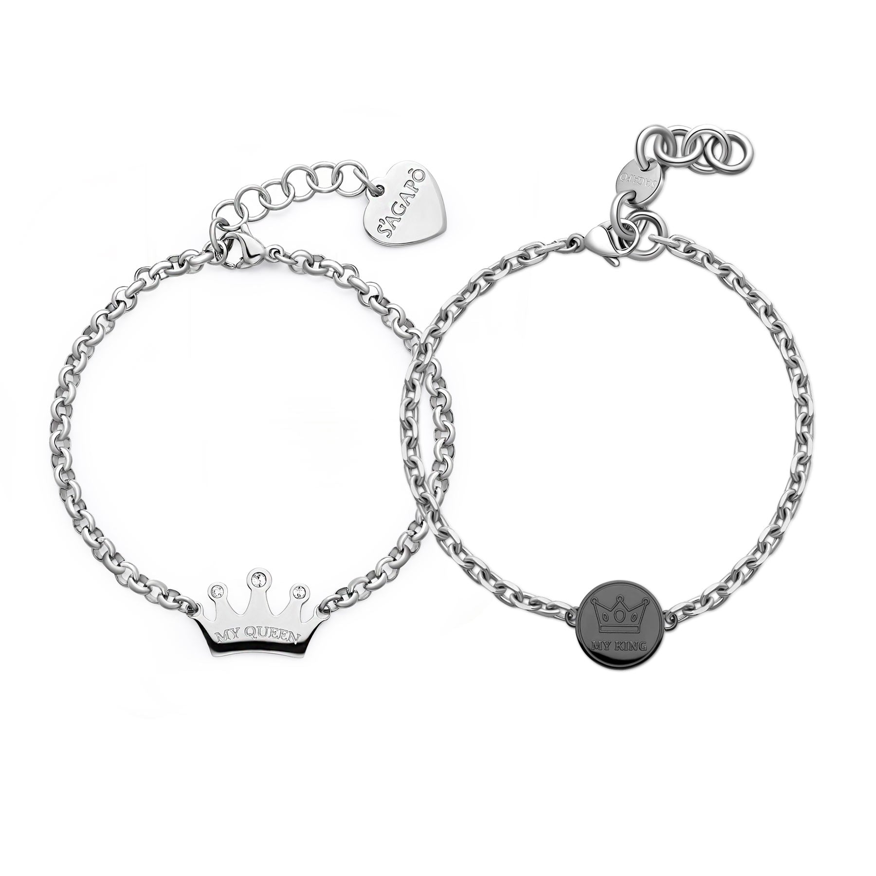 S'Agapõ Bracciali ME+YOU - ME + YOU - Acciaio