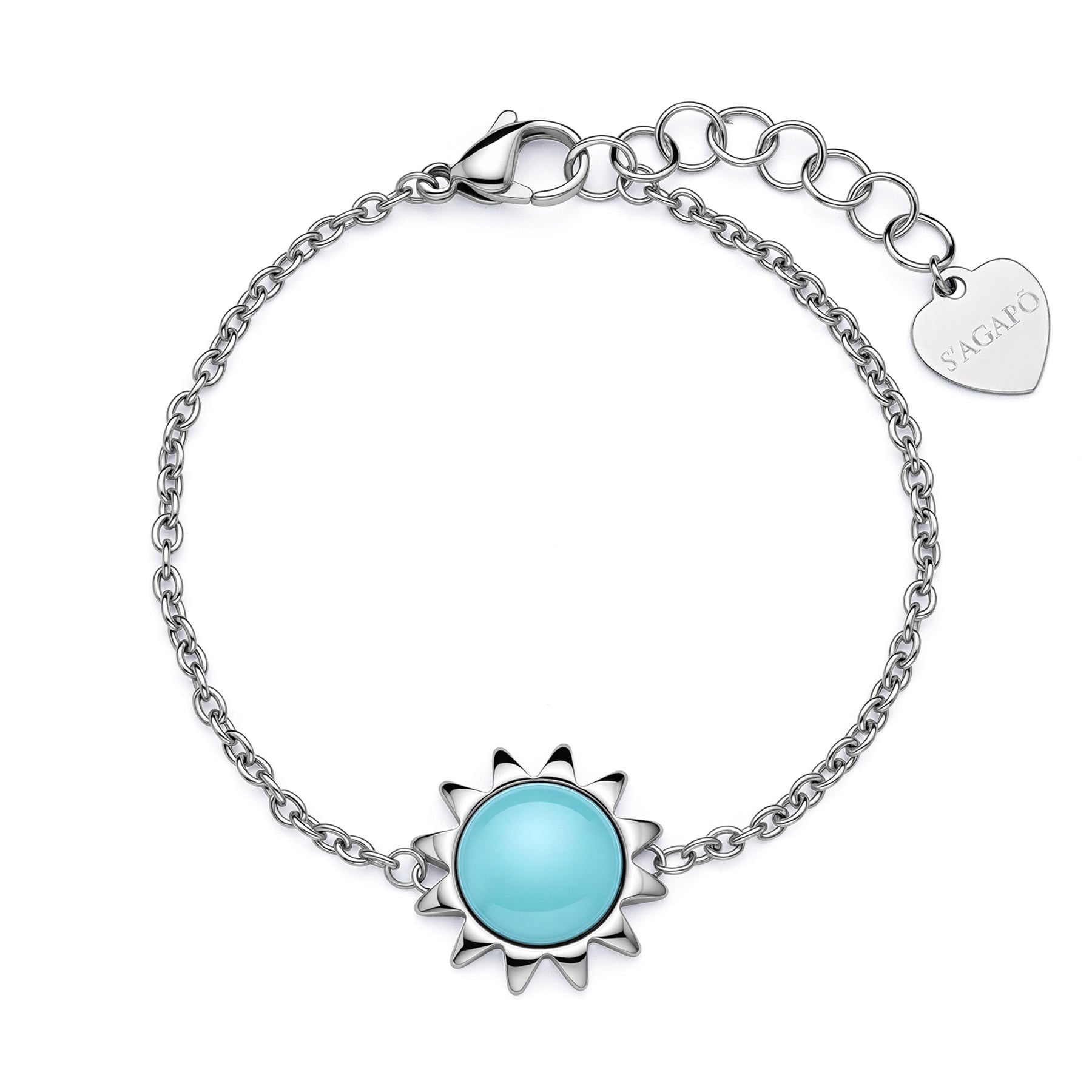 S'Agapõ Bracciale GLOWY - GLOWY - Acciaio