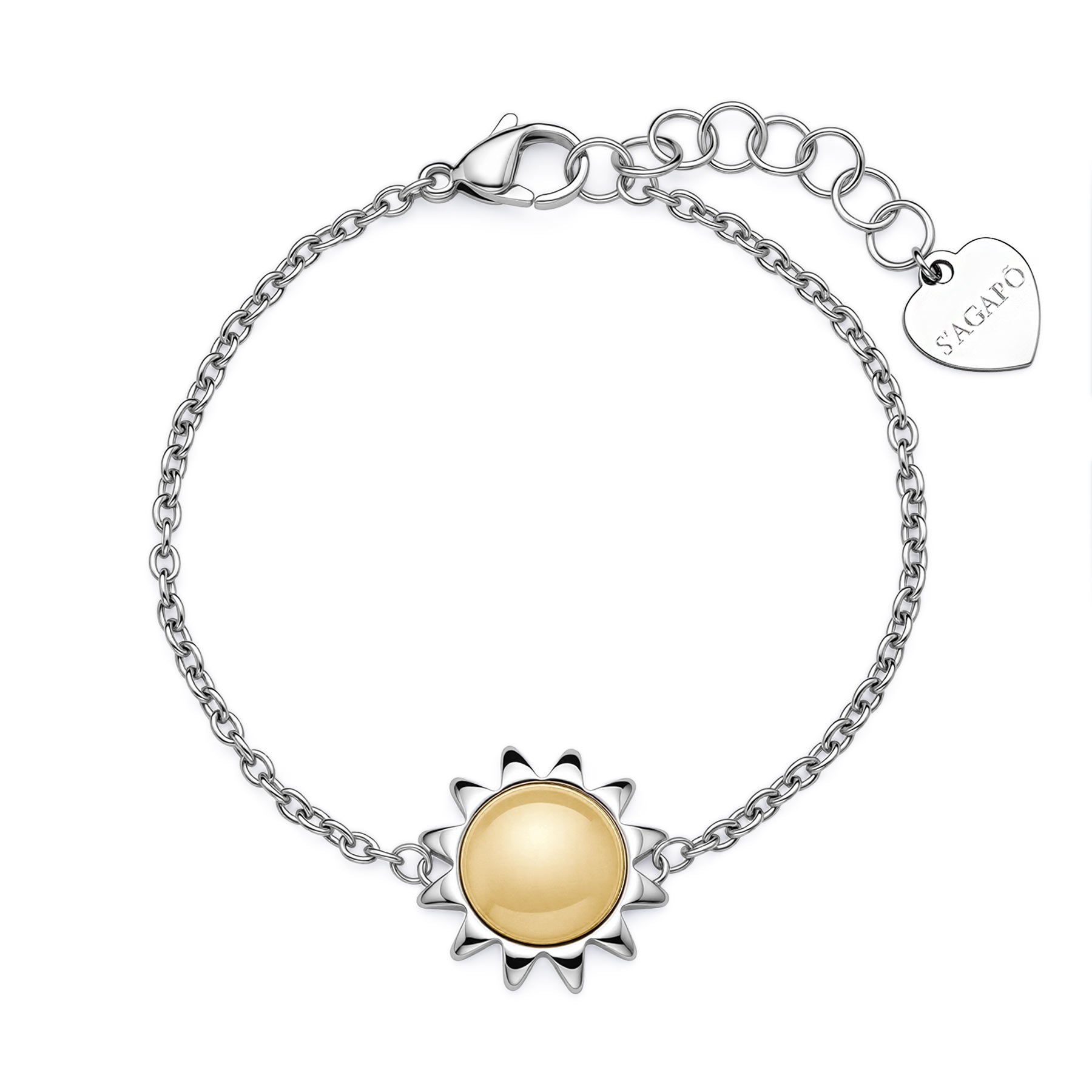 S'Agapõ Bracciale GLOWY - GLOWY - Acciaio