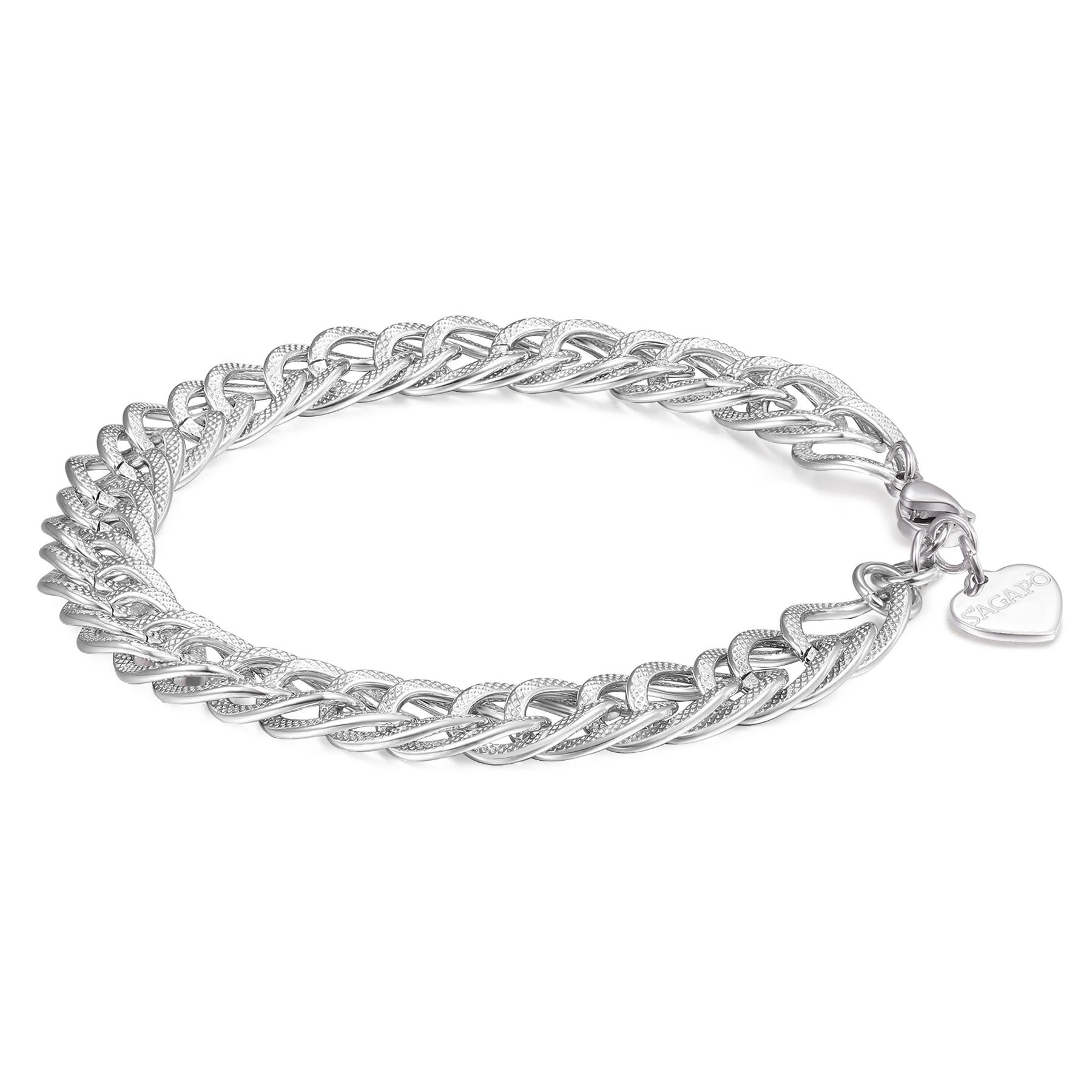 S'Agapõ Bracciale CHUNKY - CHUNKY - Acciaio
