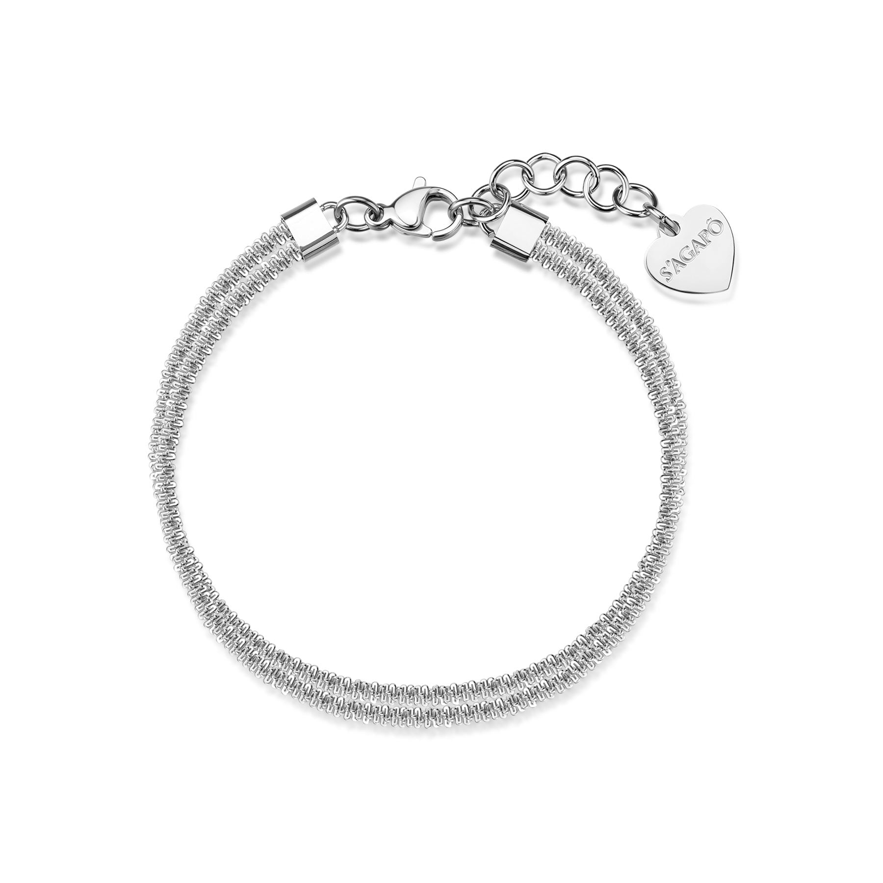 S'Agapõ Bracciale CHUNKY - CHUNKY - Acciaio