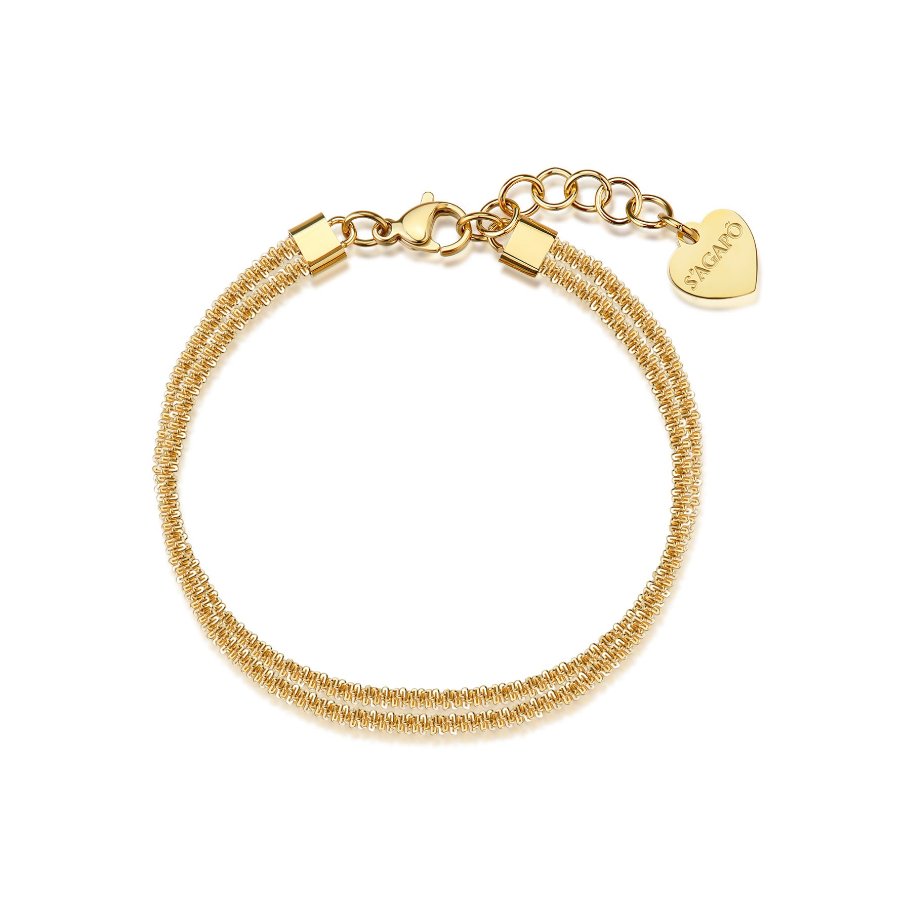 S'Agapõ Bracciale CHUNKY - CHUNKY - Acciaio