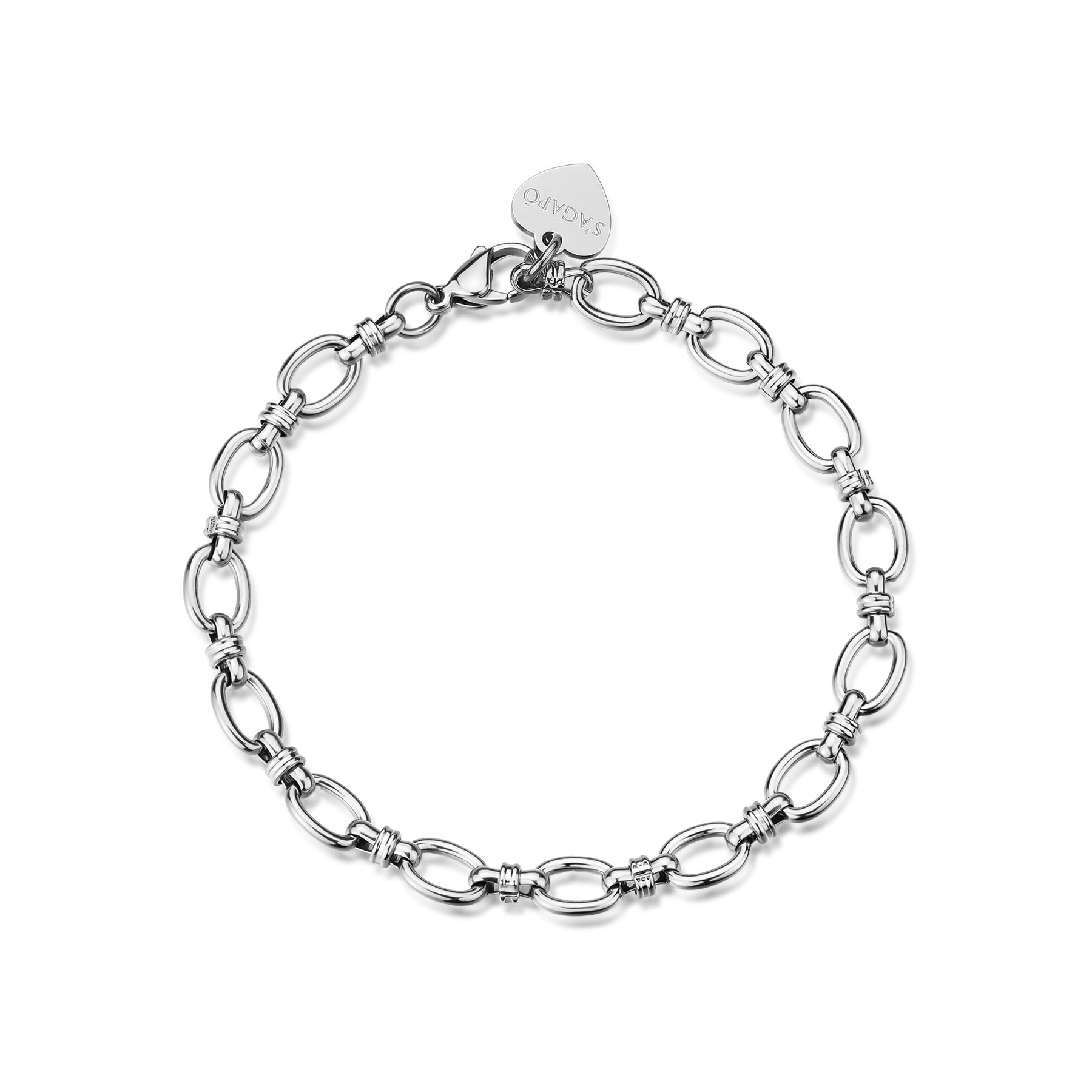 S'Agapõ Bracciale CHUNKY - CHUNKY - Acciaio