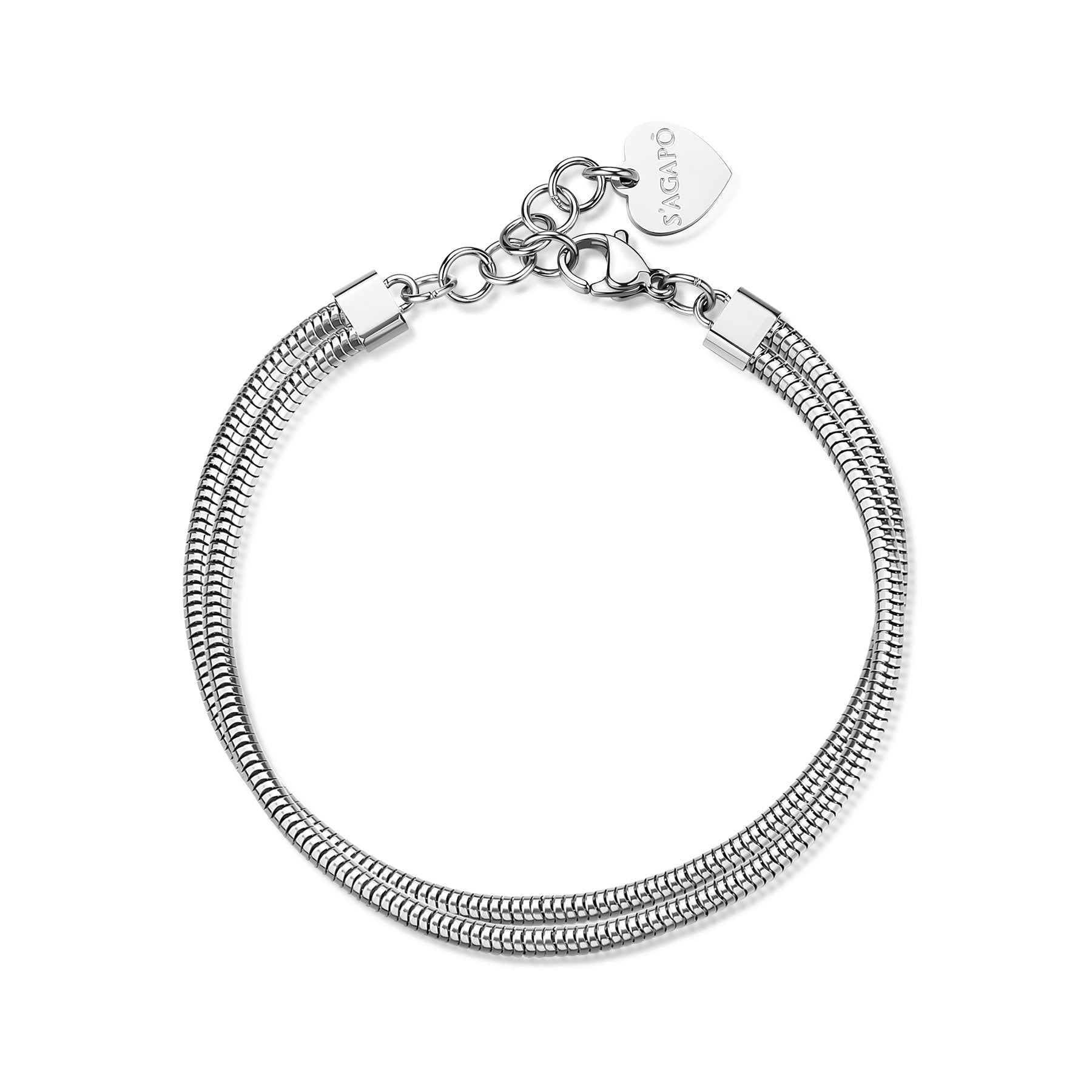 S'Agapõ Bracciale CHUNKY - CHUNKY - Acciaio