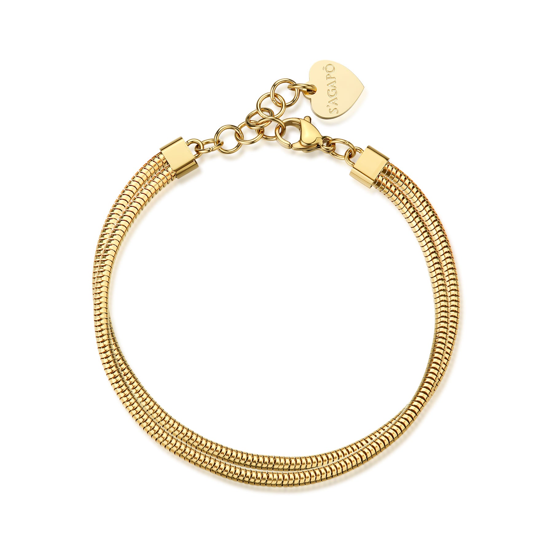 S'Agapõ Bracciale CHUNKY - CHUNKY - Acciaio
