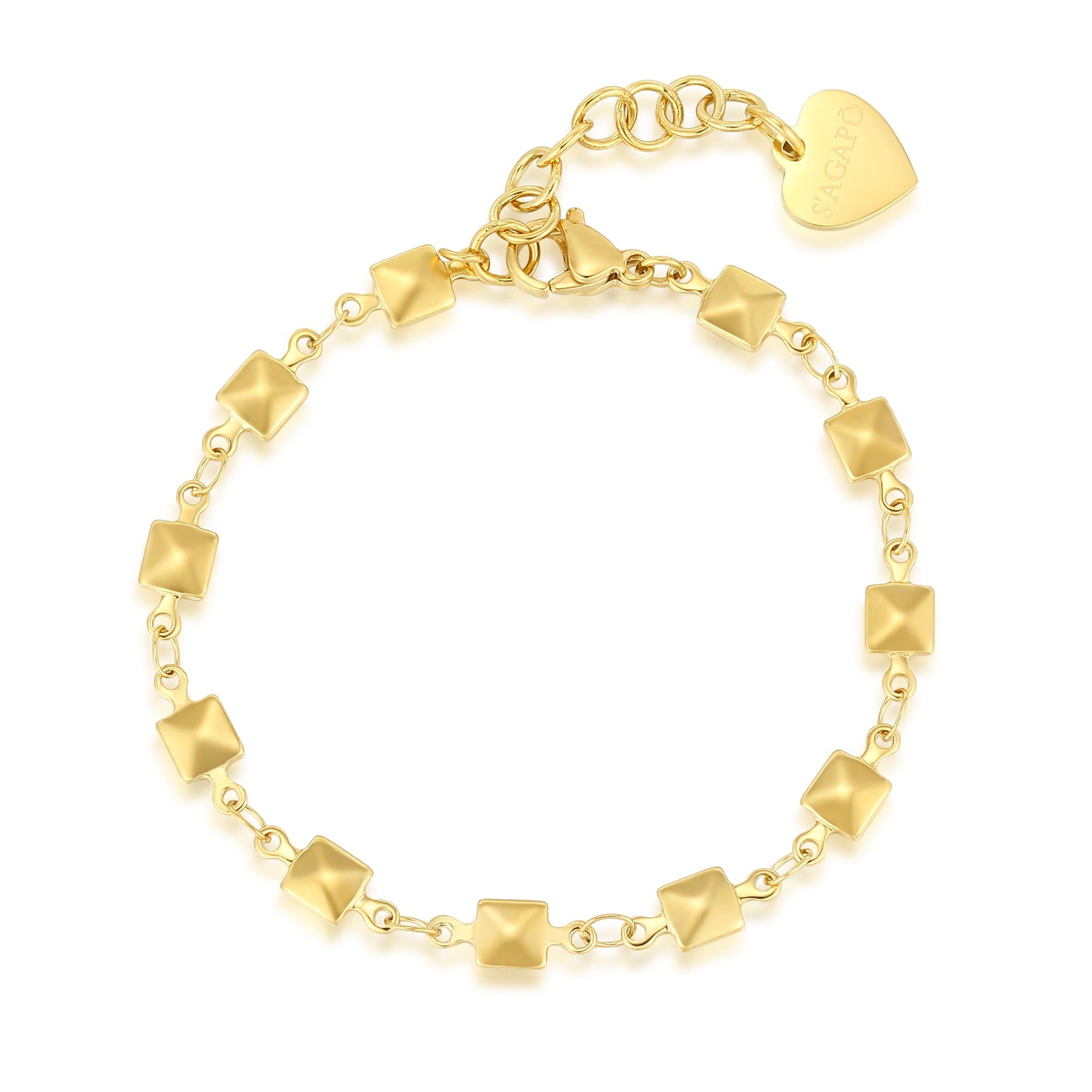 S'Agapõ Bracciale CHUNKY - CHUNKY - Acciaio