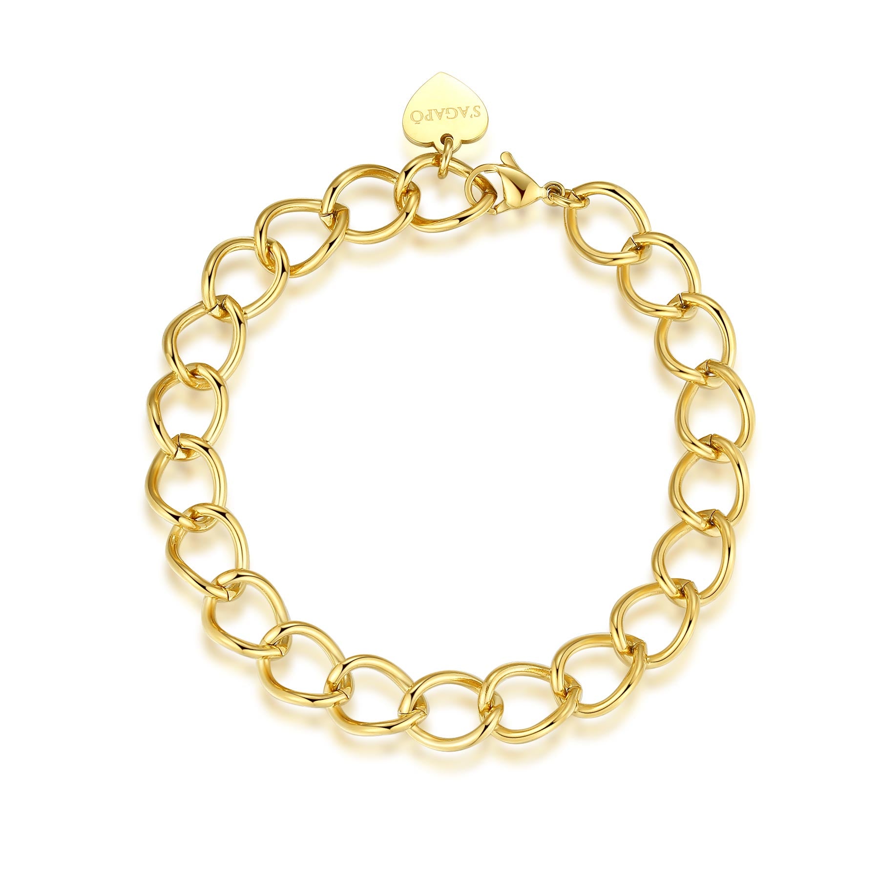 S'Agapõ Bracciale CHUNKY - CHUNKY - Acciaio