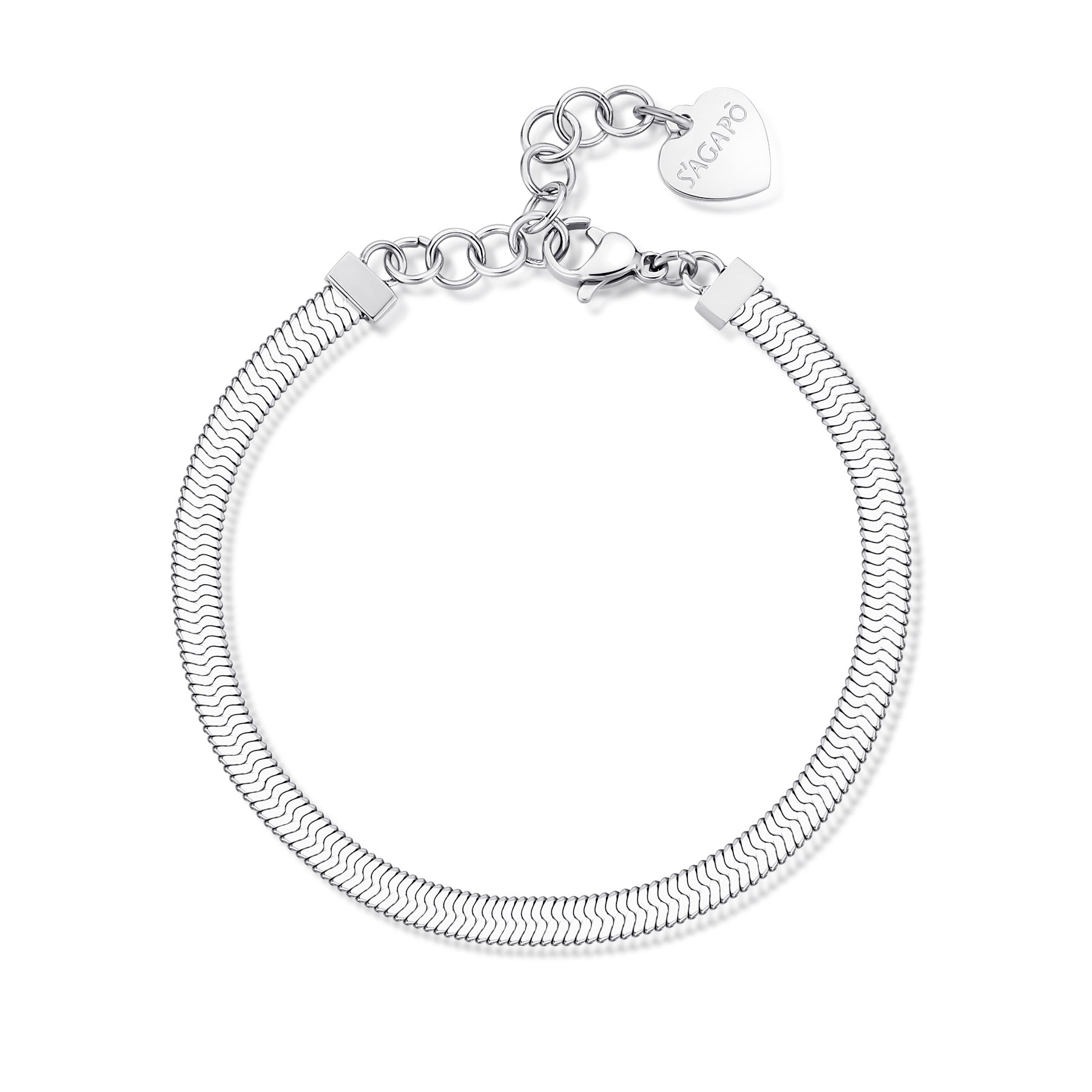 S'Agapõ Bracciale CHUNKY - CHUNKY - Acciaio