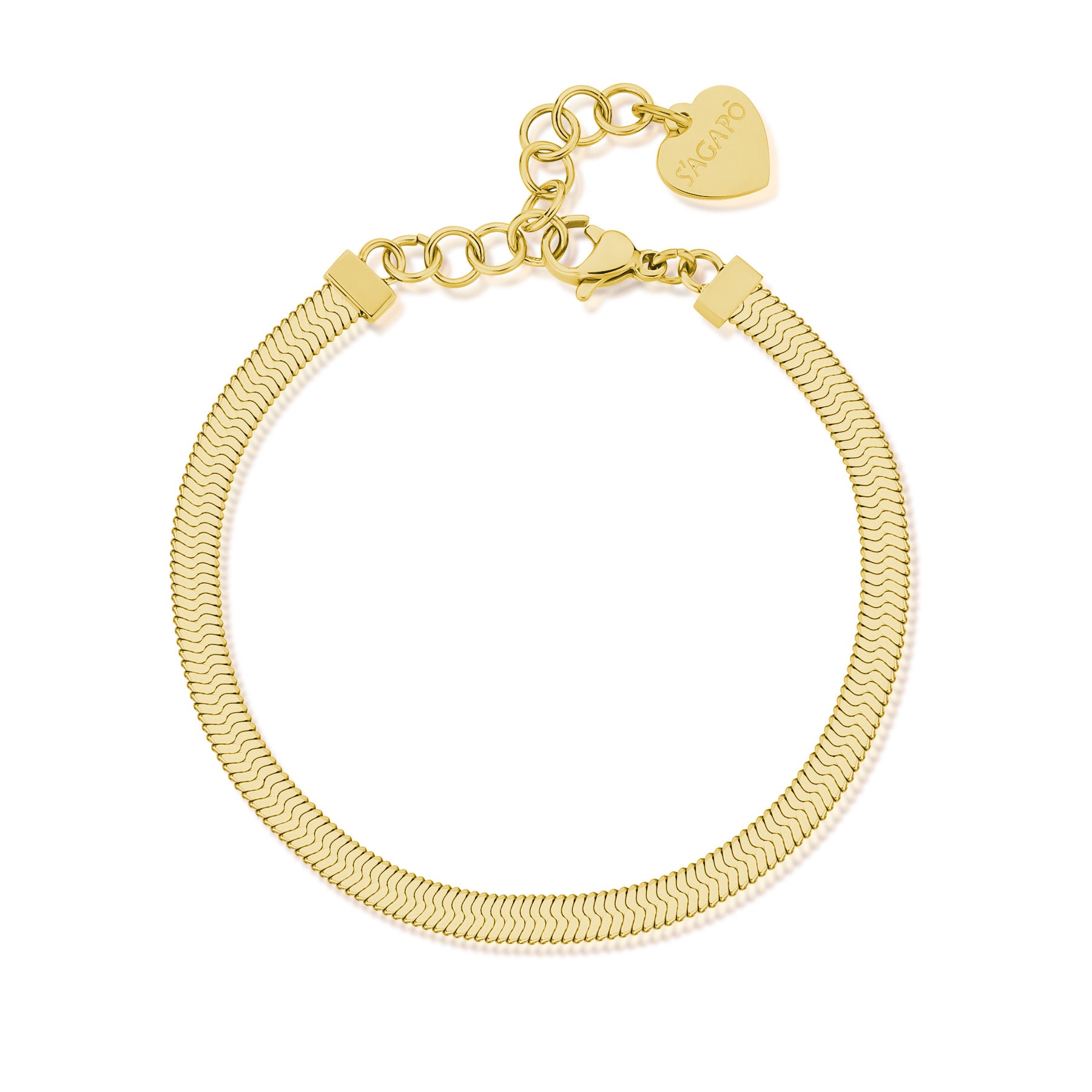 S'Agapõ Bracciale CHUNKY - CHUNKY - Acciaio