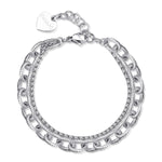 S'Agapõ Bracciale CHUNKY - CHUNKY - Acciaio