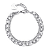 S'Agapõ Bracciale CHUNKY - CHUNKY - Acciaio