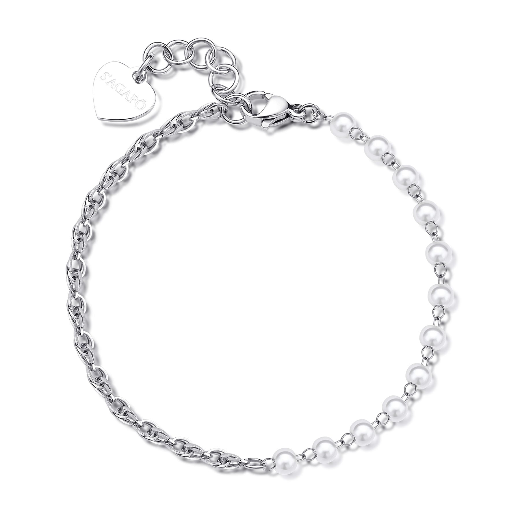 S'Agapõ Bracciale CHUNKY - CHUNKY - Acciaio