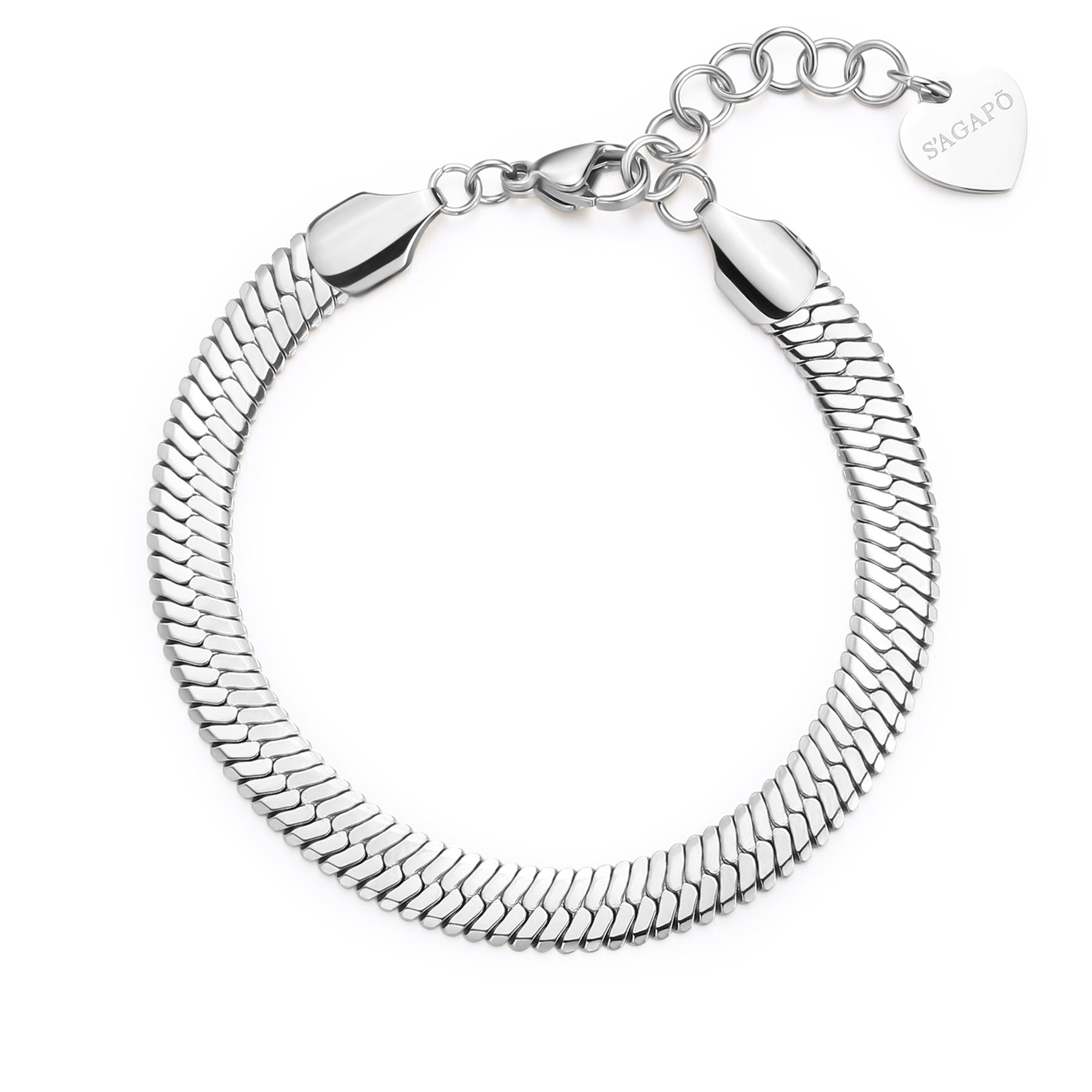S'Agapõ Bracciale CHUNKY - CHUNKY - Acciaio