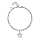 S'Agapõ Bracciale LUCKY LIGHT - LUCKY LIGHT - Acciaio