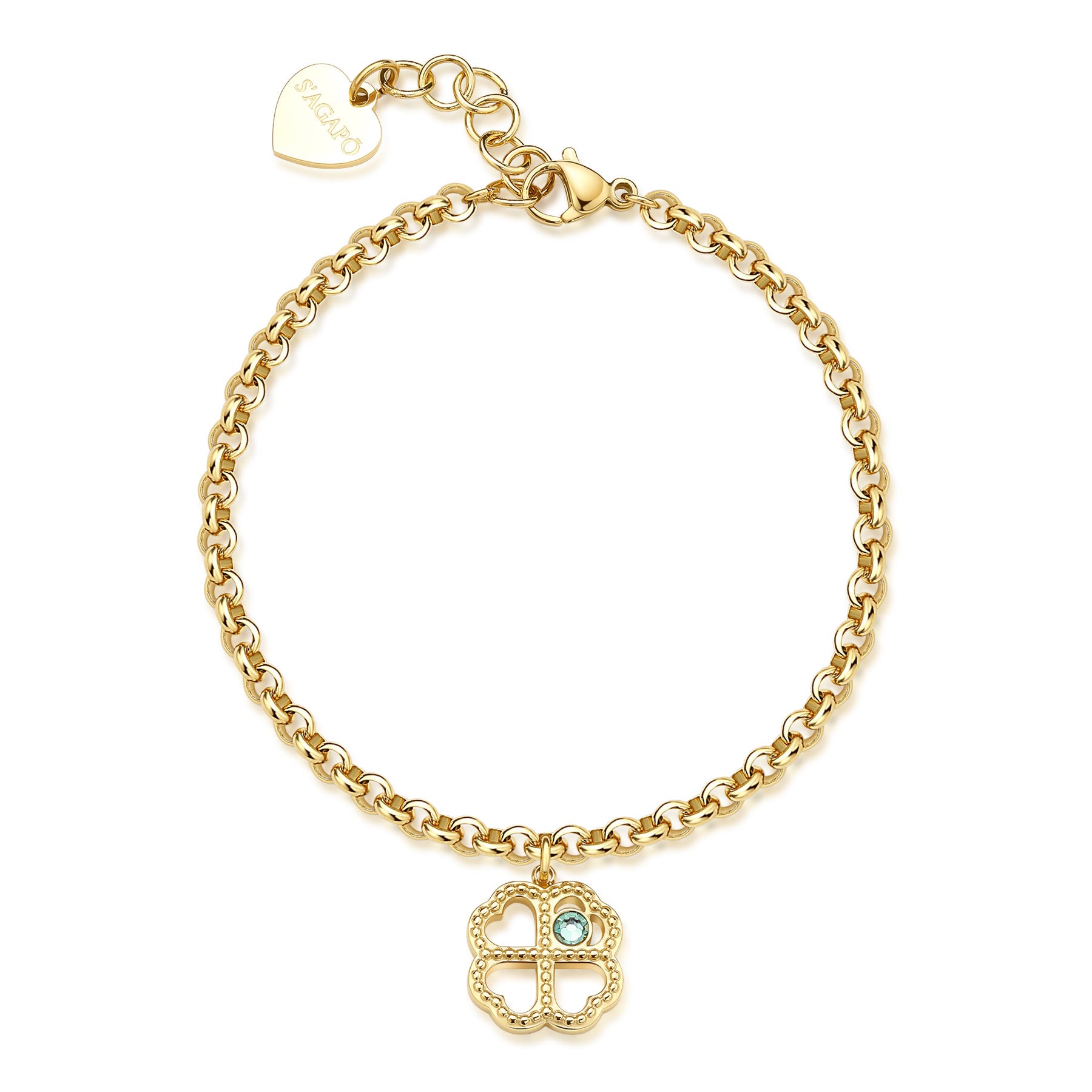 S'Agapõ Bracciale LUCKY LIGHT - LUCKY LIGHT - Acciaio