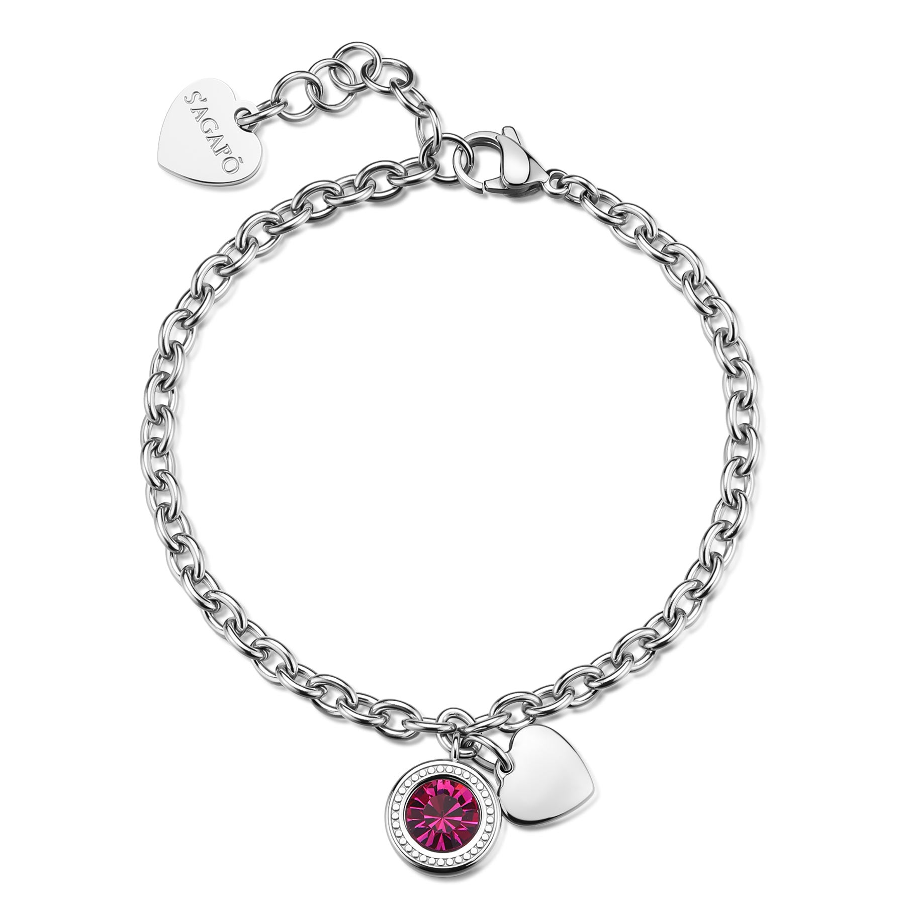 S'Agapõ Bracciale LUCKY LIGHT - LUCKY LIGHT - Acciaio