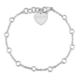 S'Agapõ Bracciale LETTERS - LETTERS - Acciaio
