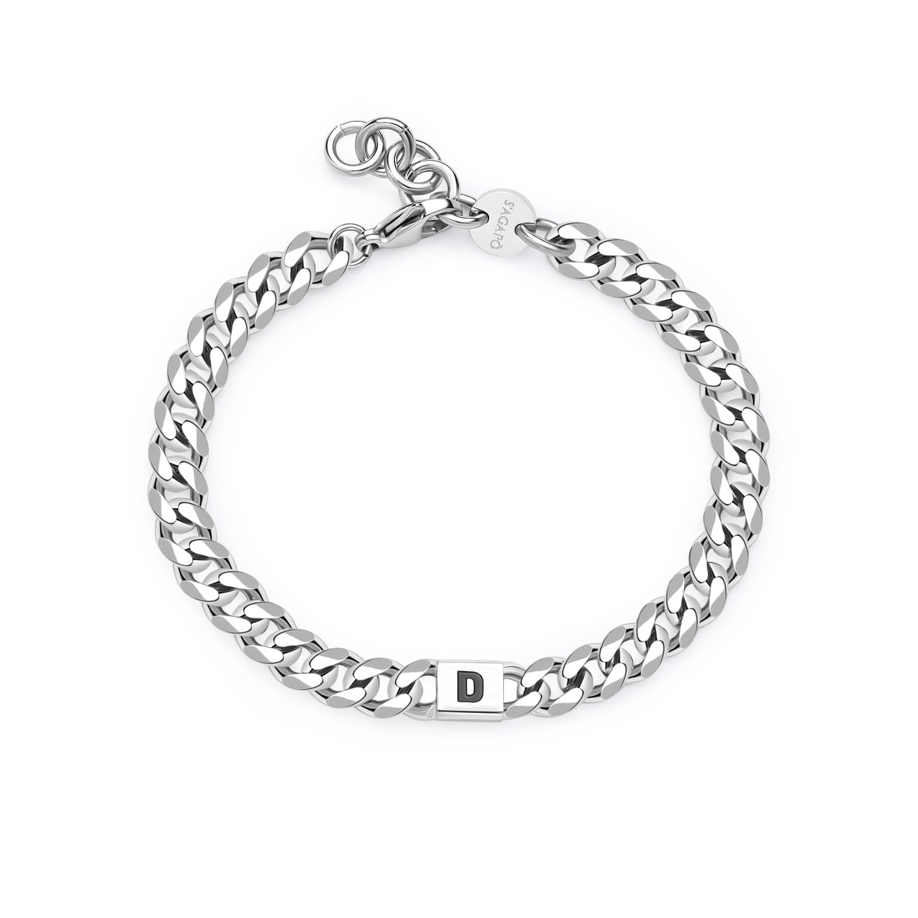 S'Agapõ Bracciale MONOGRAM - MONOGRAM - Acciaio