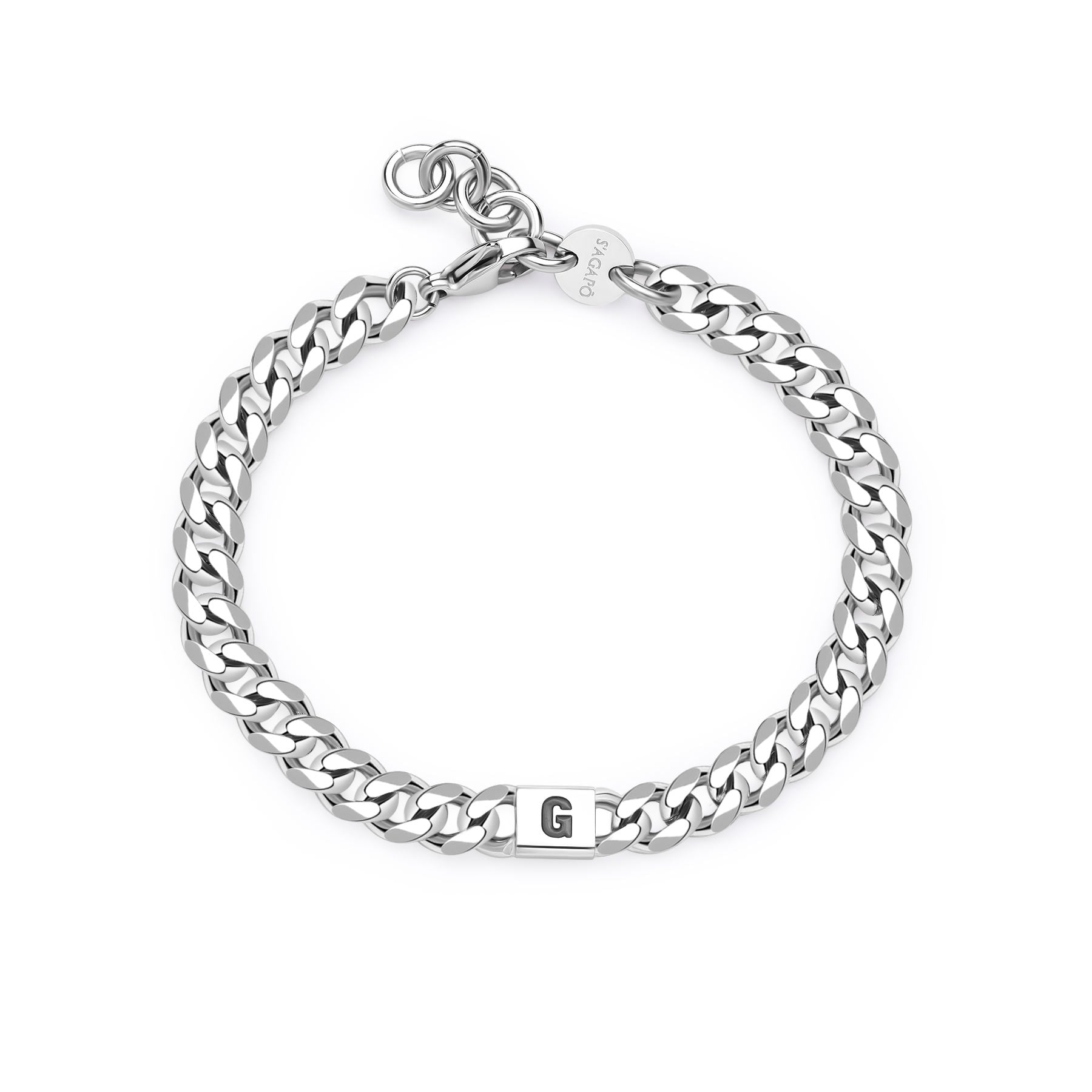 S'Agapõ Bracciale MONOGRAM - MONOGRAM - Acciaio