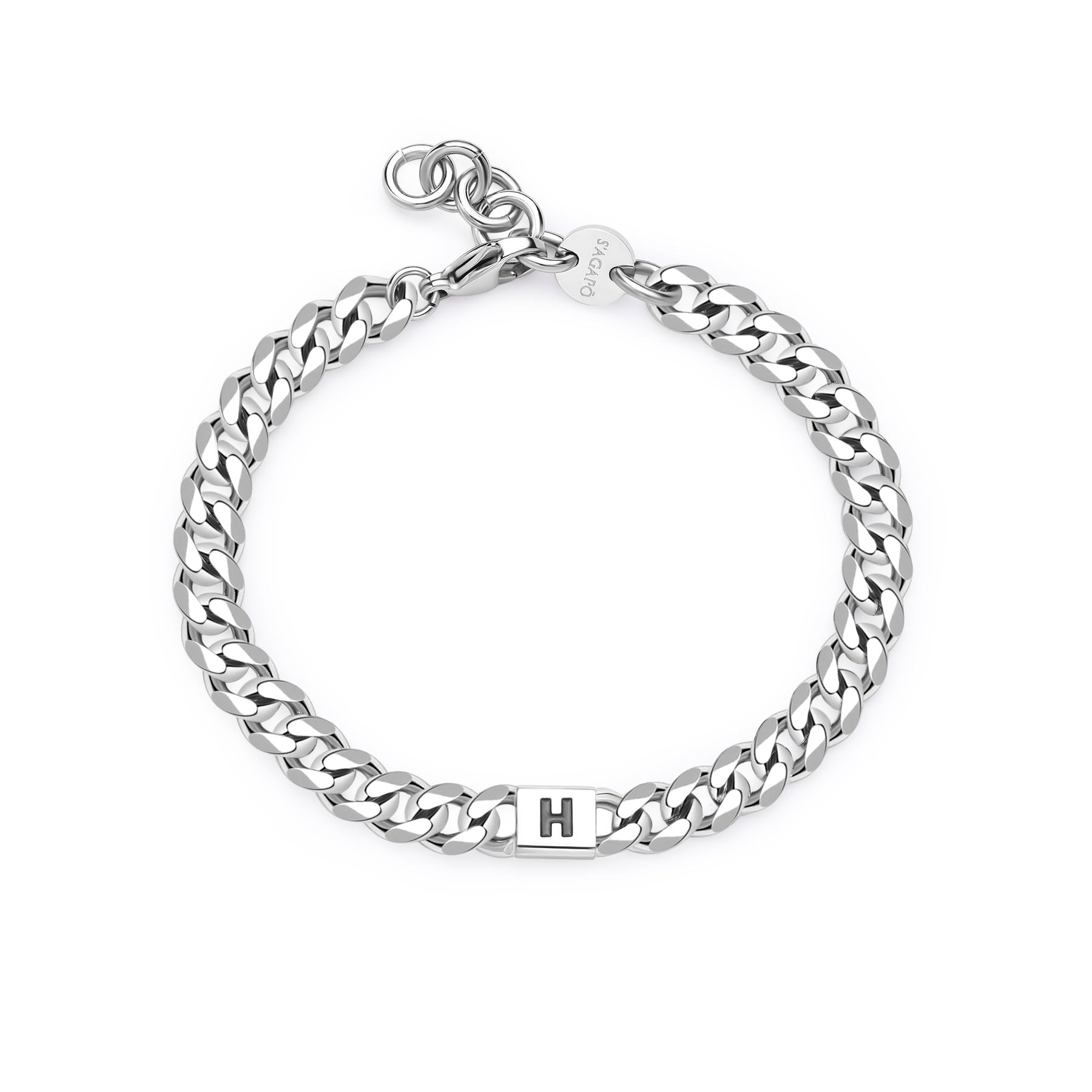 S'Agapõ Bracciale MONOGRAM - MONOGRAM - Acciaio