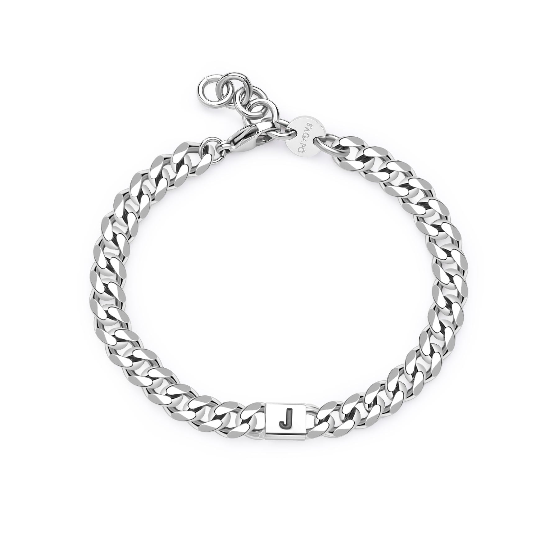 S'Agapõ Bracciale MONOGRAM - MONOGRAM - Acciaio