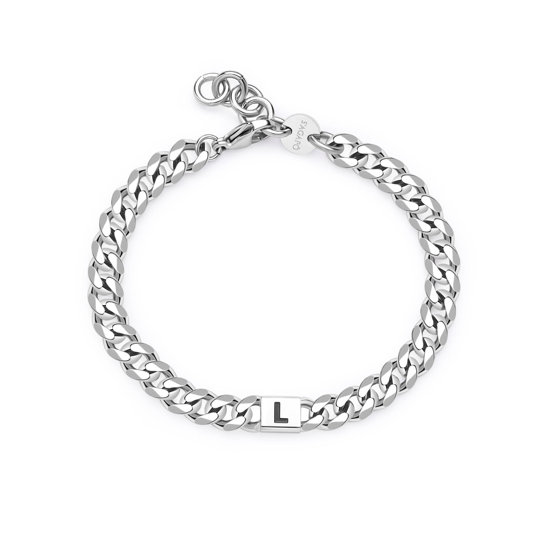 S'Agapõ Bracciale MONOGRAM - MONOGRAM - Acciaio