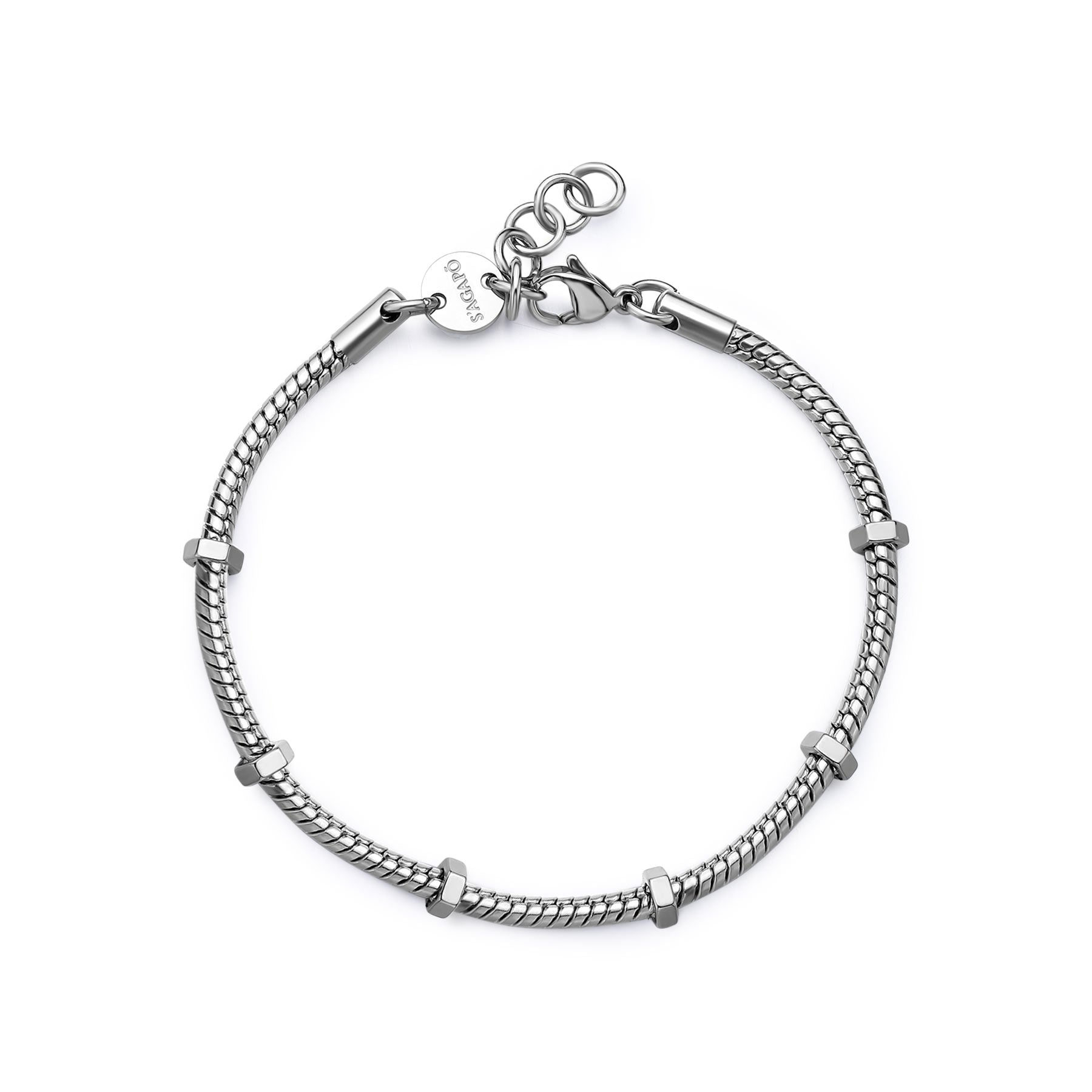 S'Agapõ Bracciale RIPPLE - RIPPLE - Acciaio