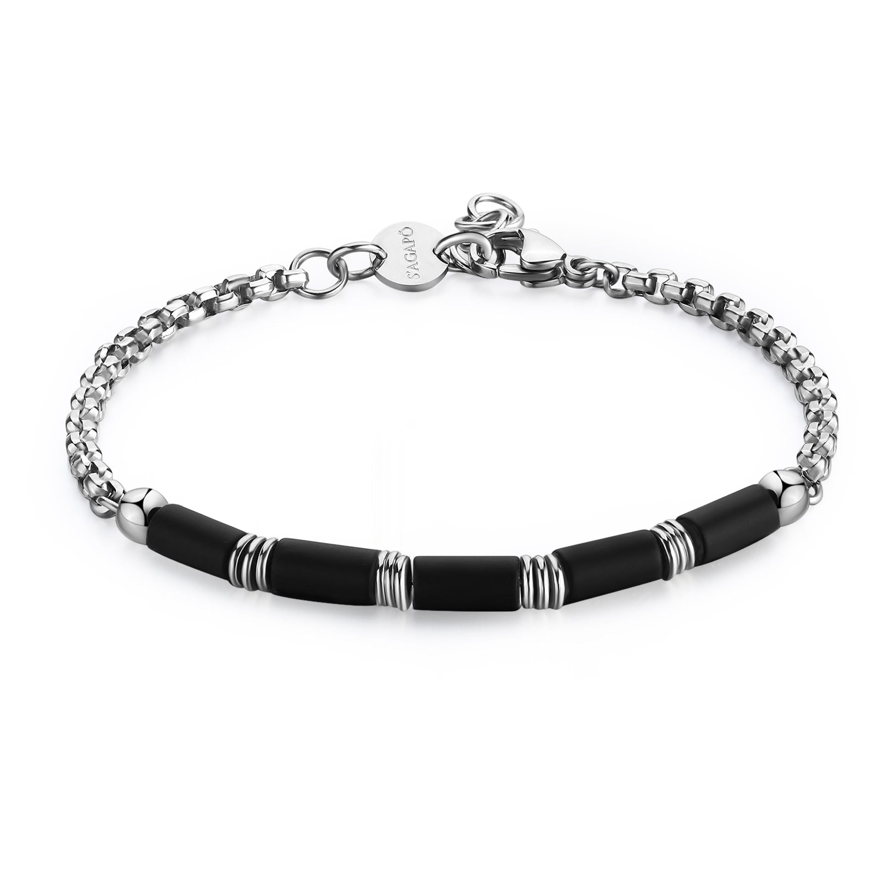 S'Agapõ Bracciale RIOT - RIOT - Acciaio